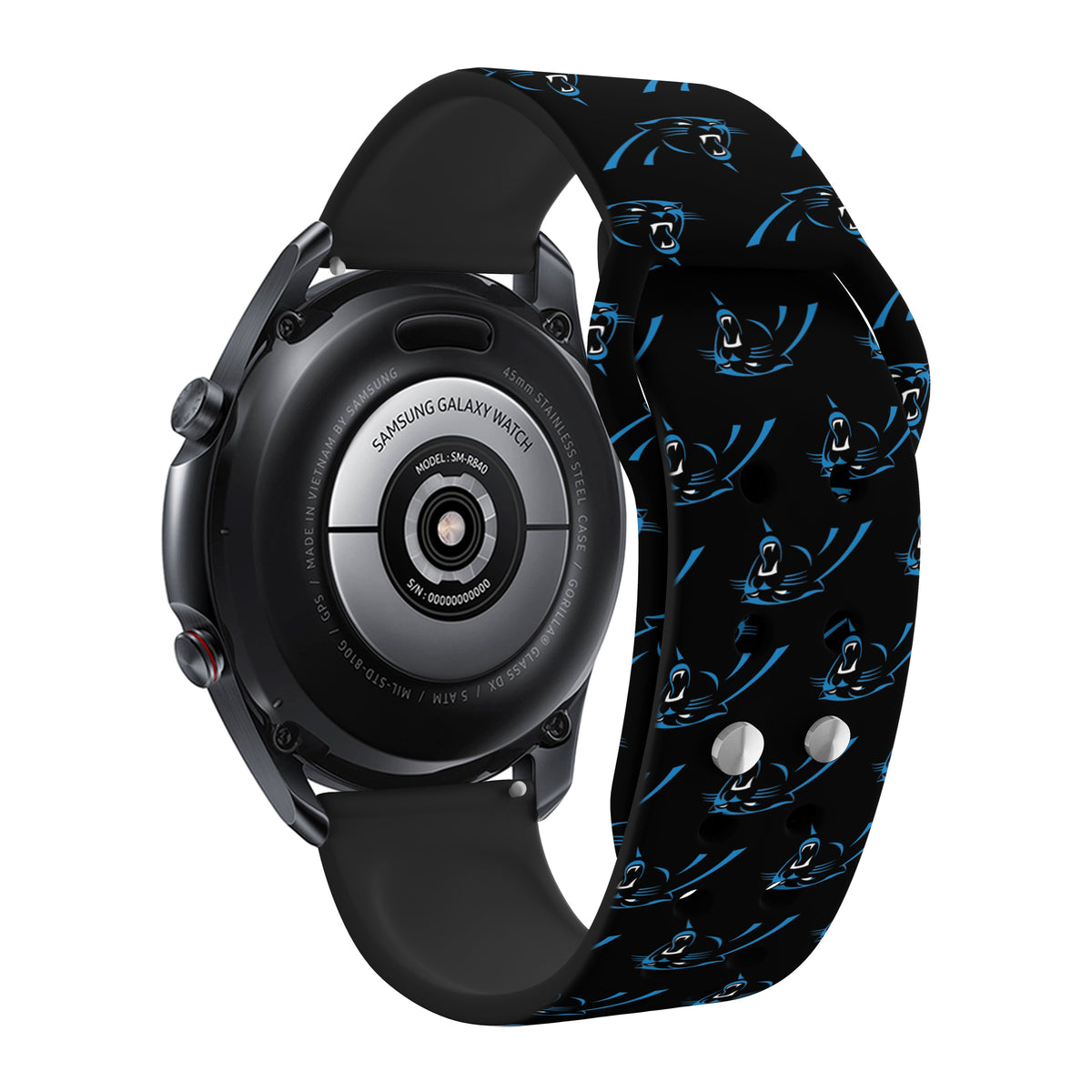 Game Time Carolina Panthers HD Watch Band