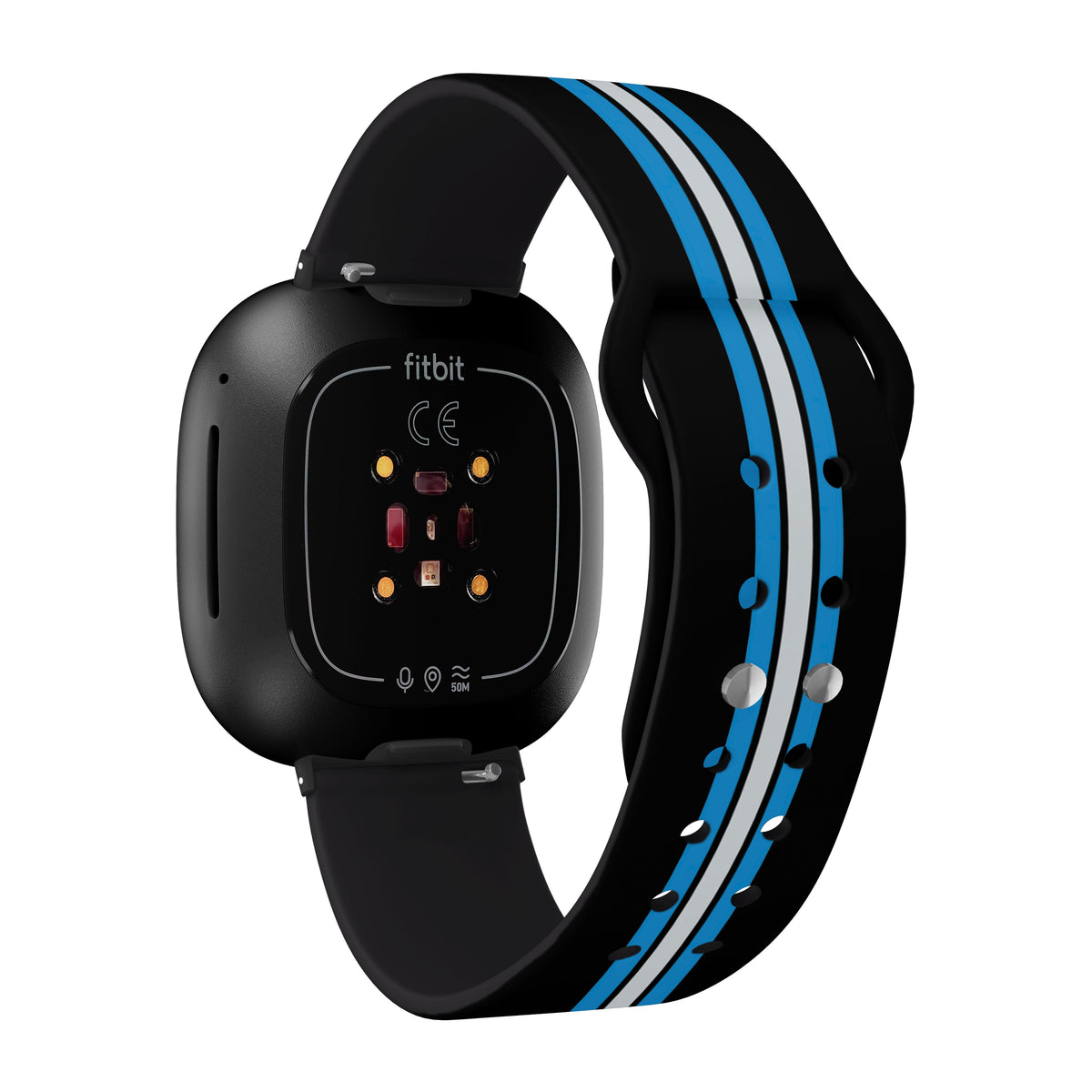 Carolina Panthers HD Fitbit Versa 3 and Sense 1 Watch Band