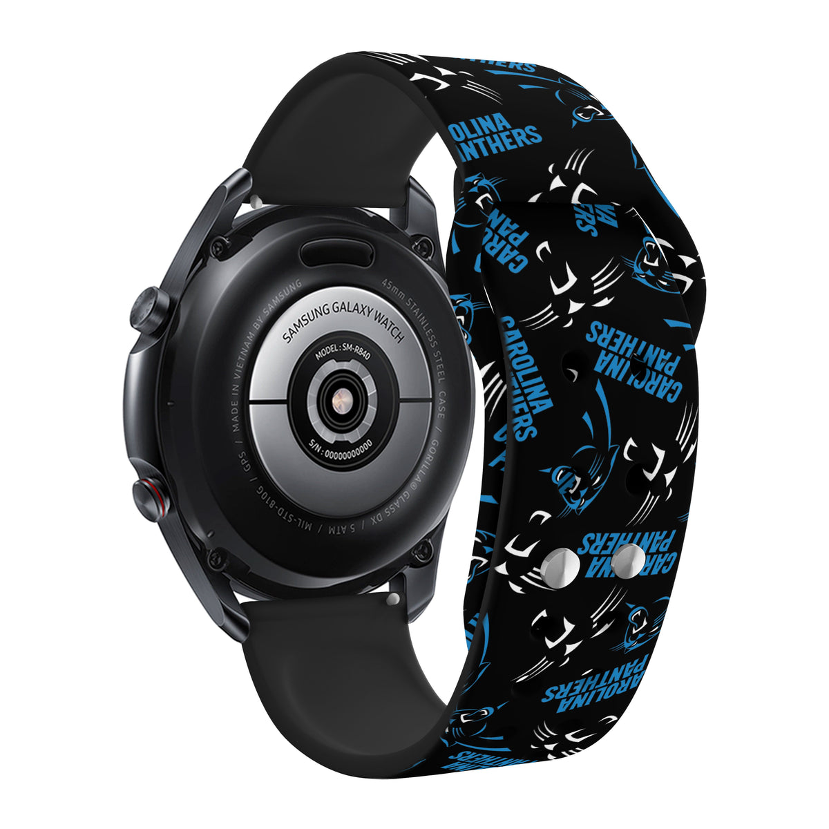 Game Time Carolina Panthers HD Watch Band