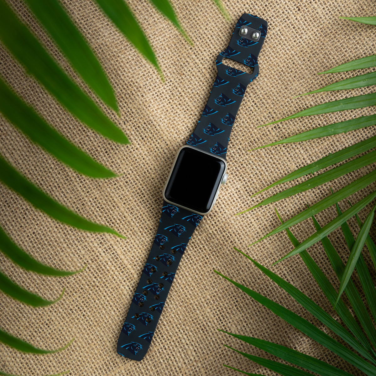 Carolina Panthers HD Apple Watch Band