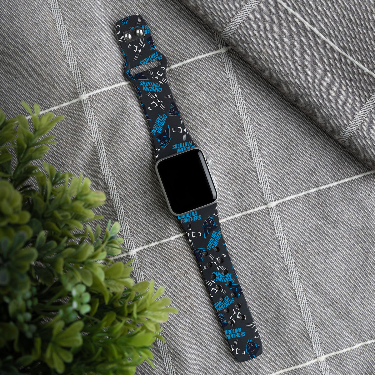 Carolina Panthers HD Apple Watch Band