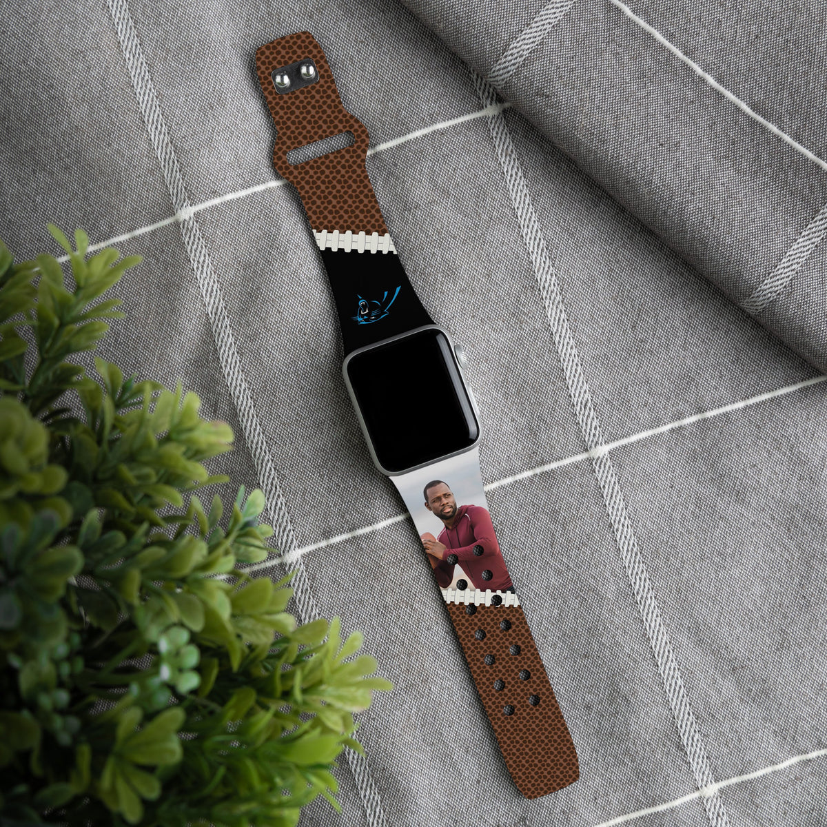 Carolina Panthers Custom Photo HD Apple Watch Band