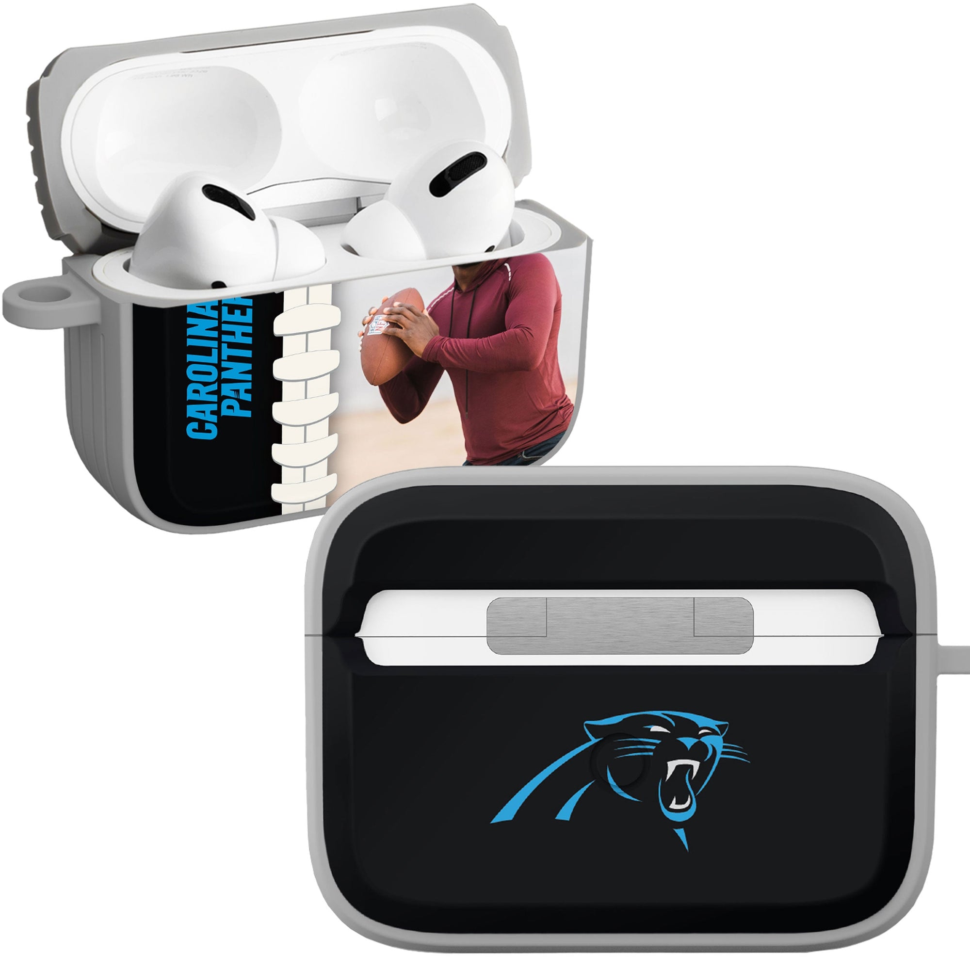 Carolina Panthers Custom Photo HDX Apple AirPods Pro 1 & 3 Case Cover