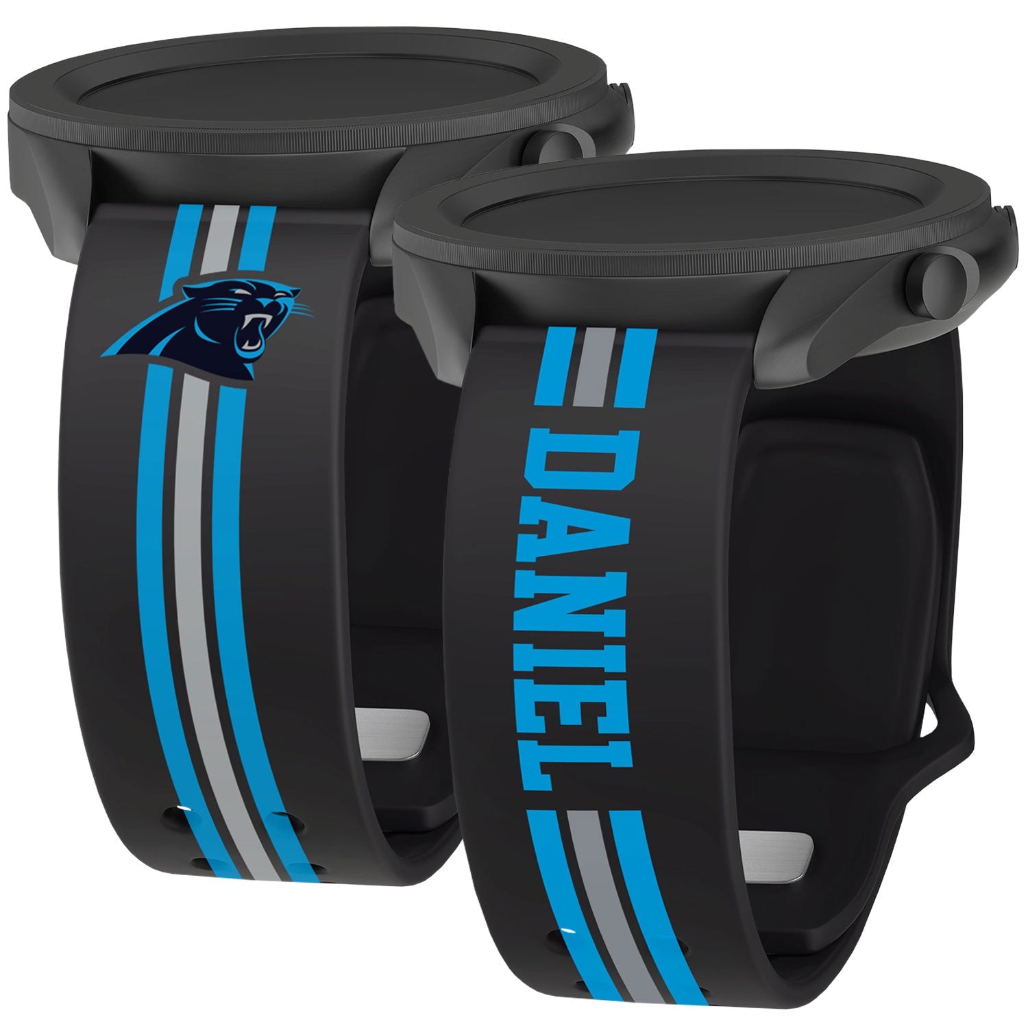 Carolina Panthers Custom Name HD Watch Band