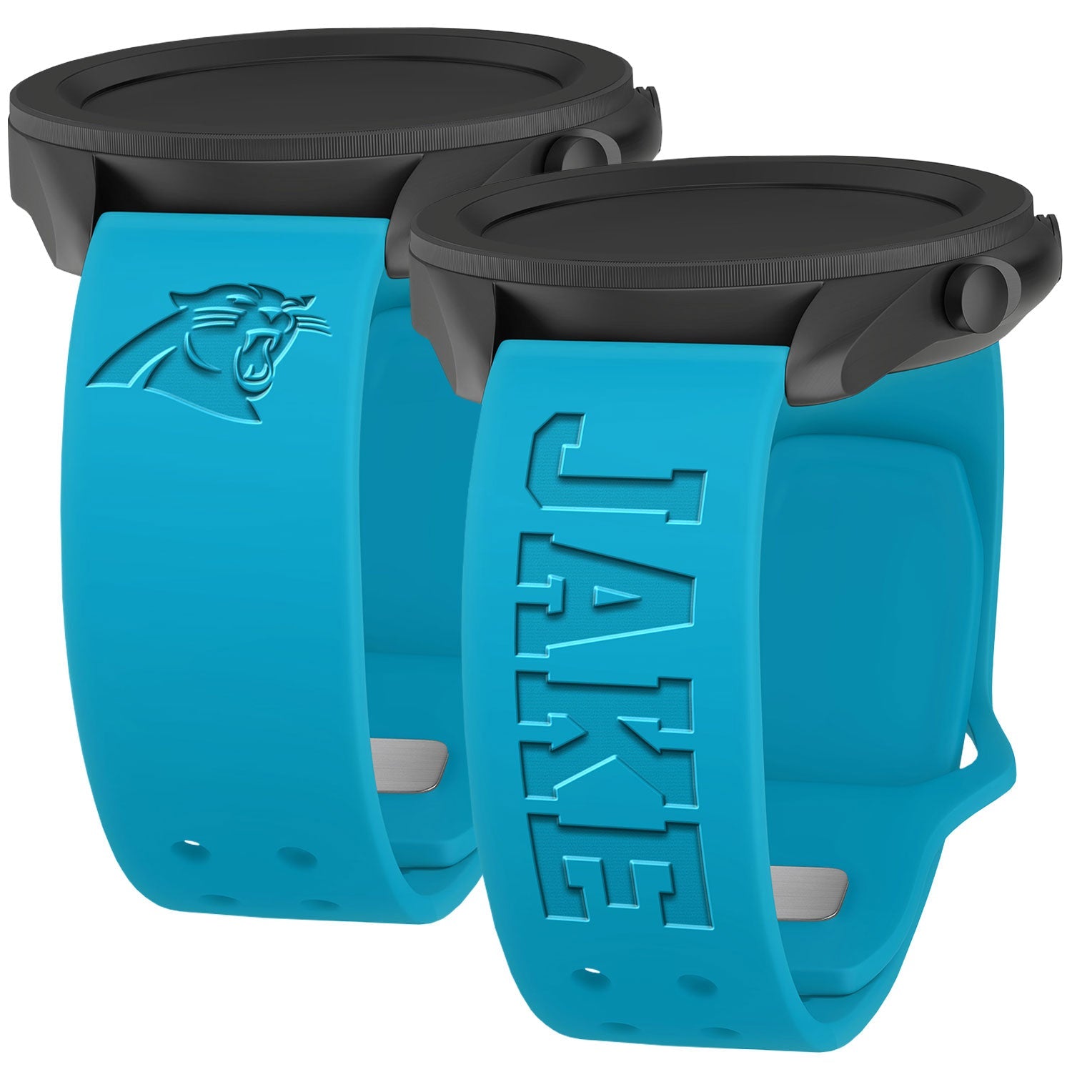 Carolina Panthers Custom Engraved Samsung Galaxy Watch Band