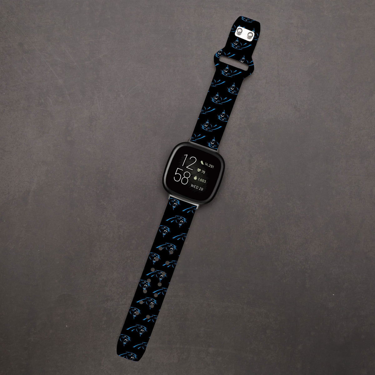 Carolina Panthers HD Fitbit Versa 3 and Sense 1 Watch Band