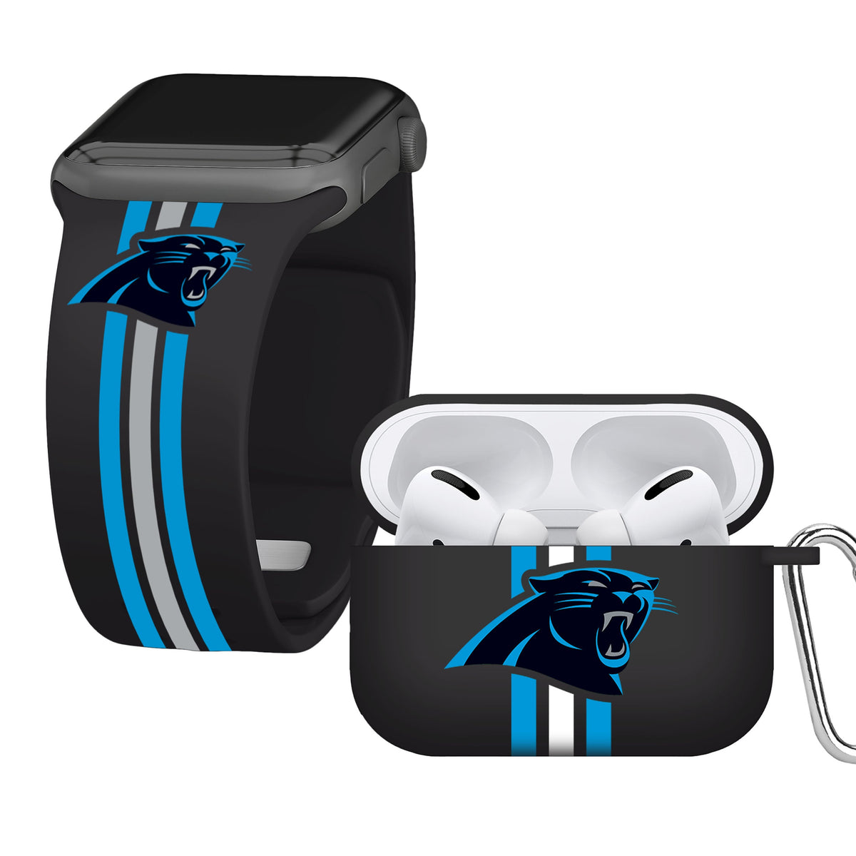 Game Time Carolina Panthers HD Apple Pro 1 &amp; 2 Combo Package
