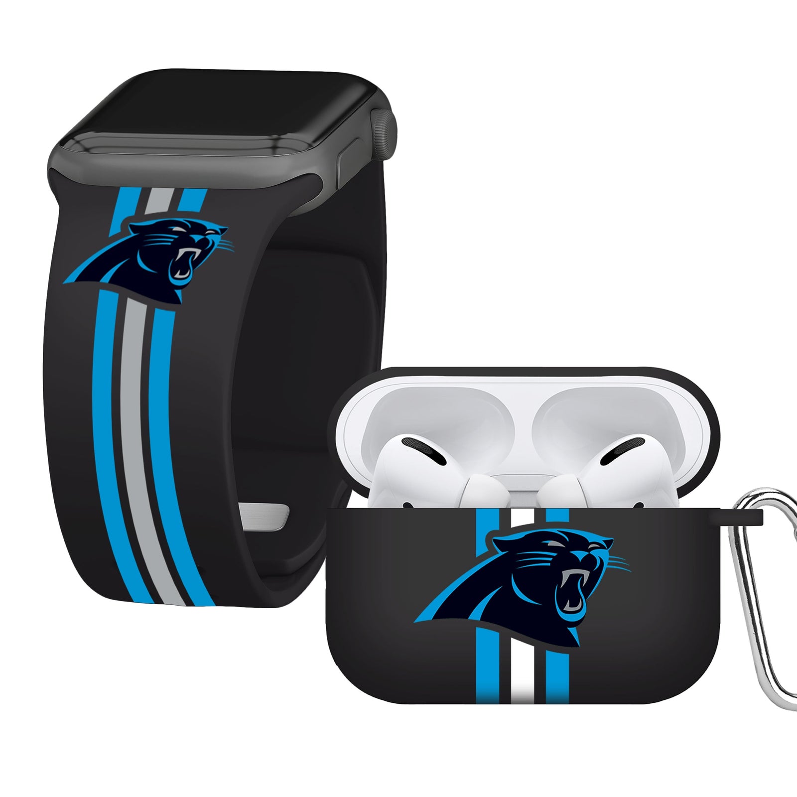 Game Time Carolina Panthers HD Apple Pro 1 & 2 Combo Package