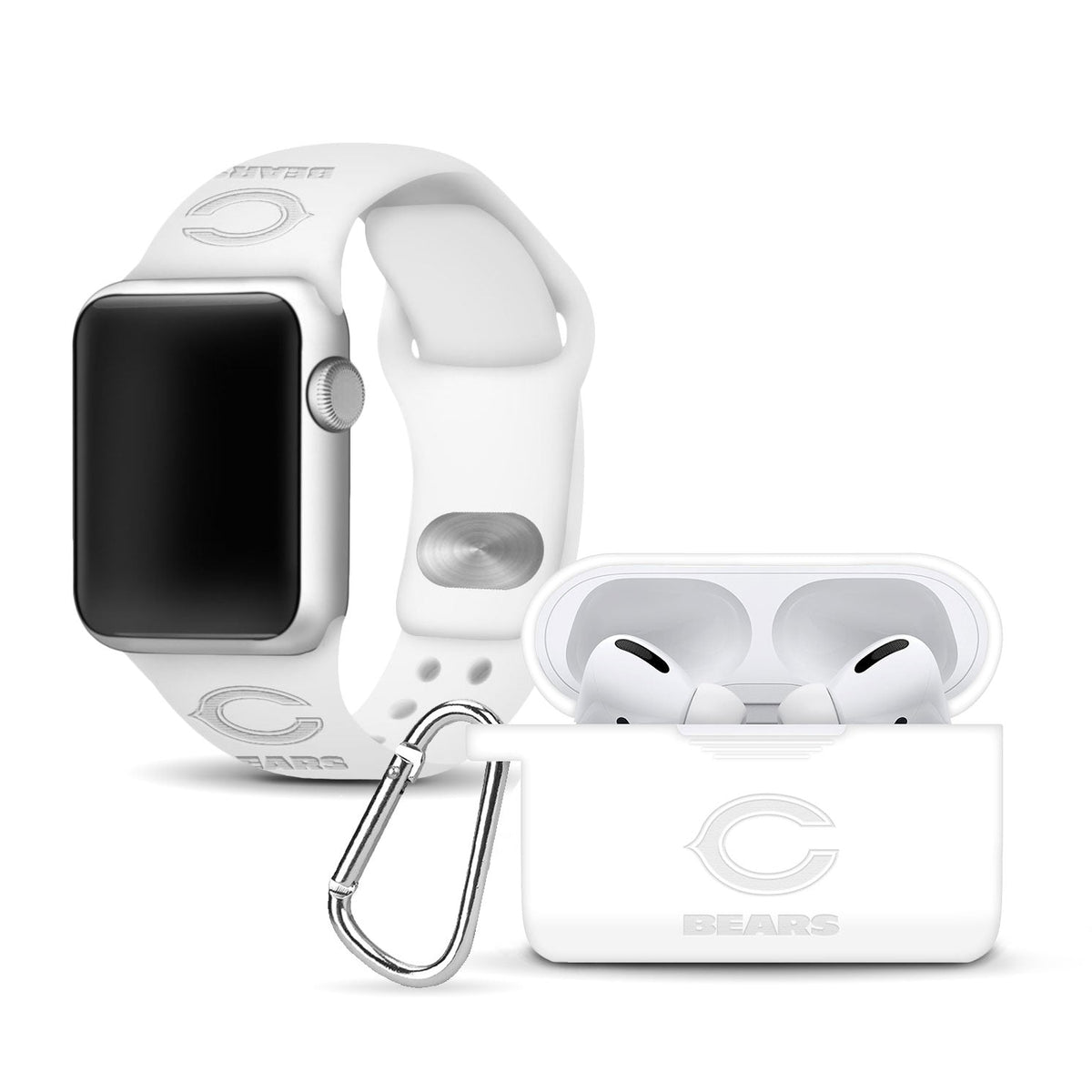 Chicago Bears Engraved Apple Pro Combo Package - Game Time Bands