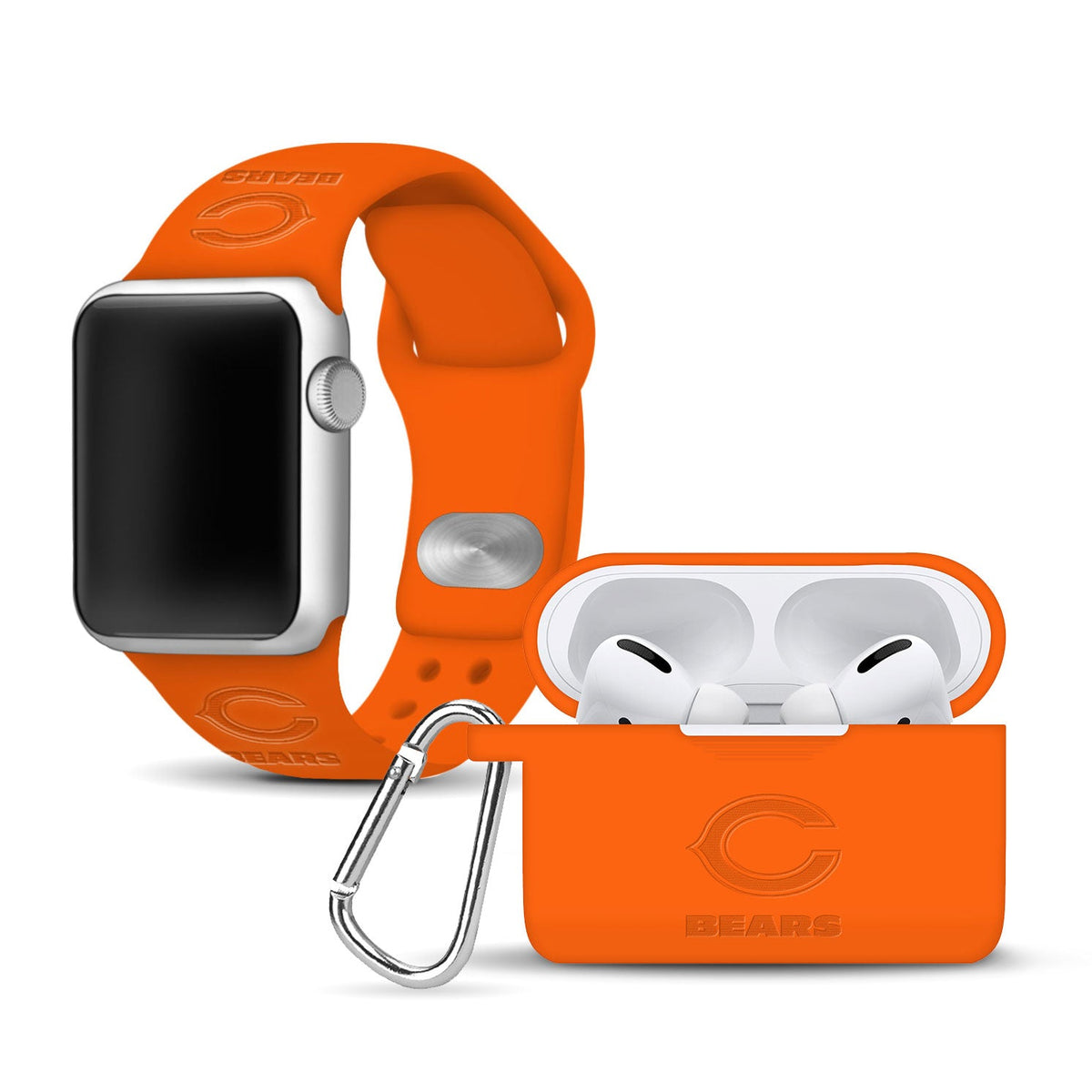 Chicago Bears Engraved Apple Pro Combo Package - Game Time Bands