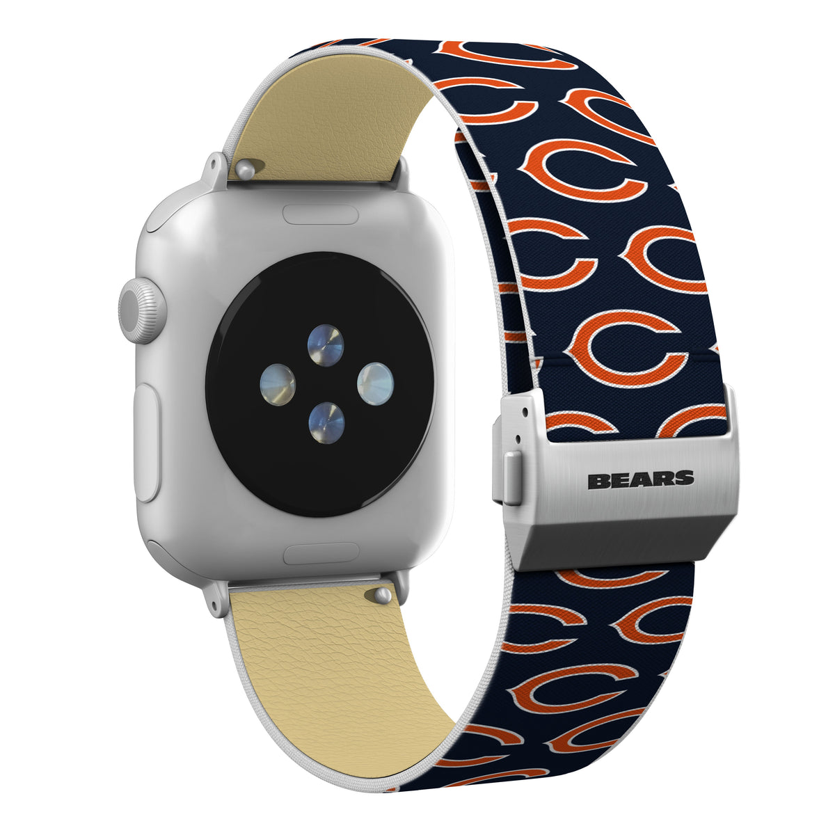 Chicago Bears Full Print Watch Band With Engraved Buckle - AffinityBands