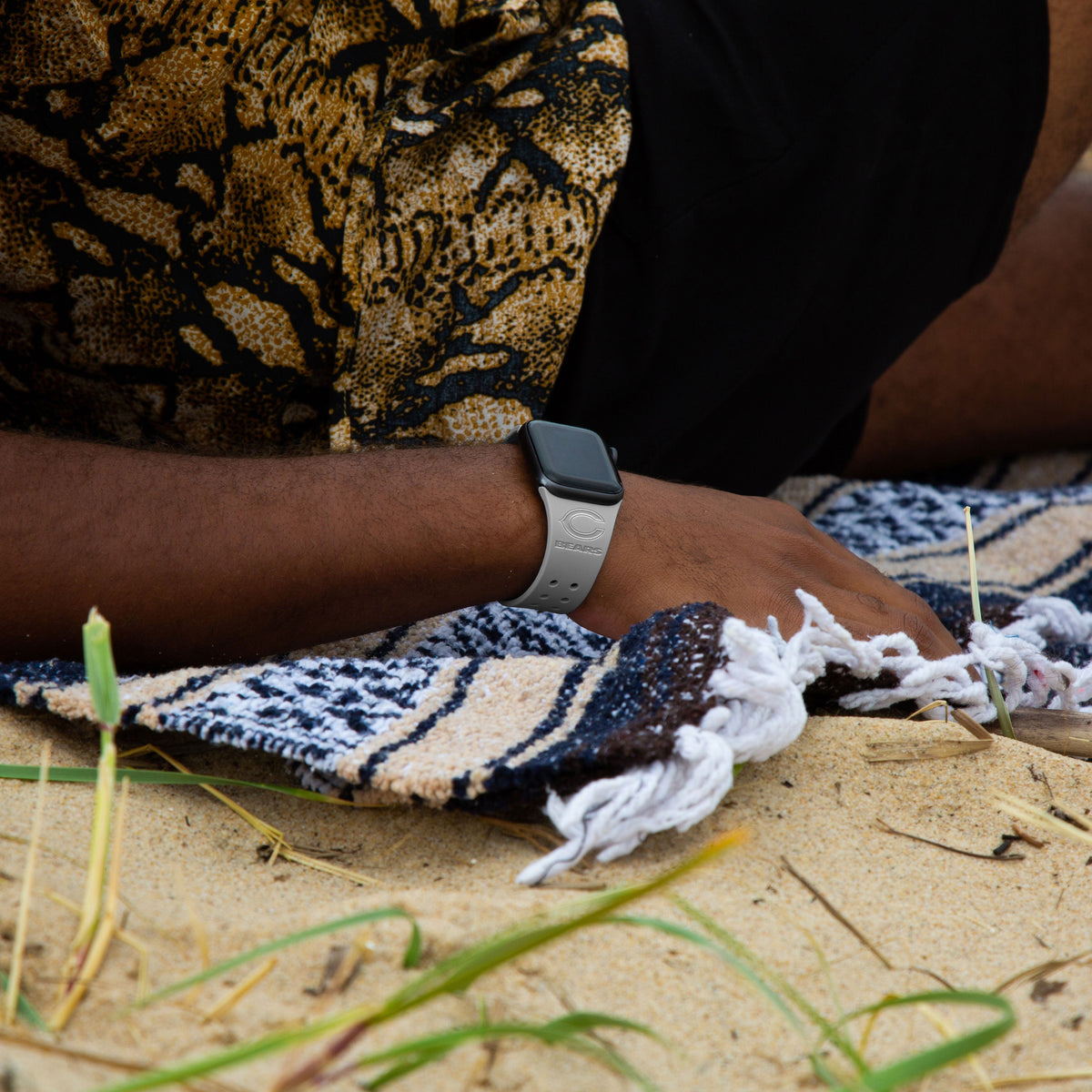 Game Time Chicago Bears Engraved Apple Watch Band