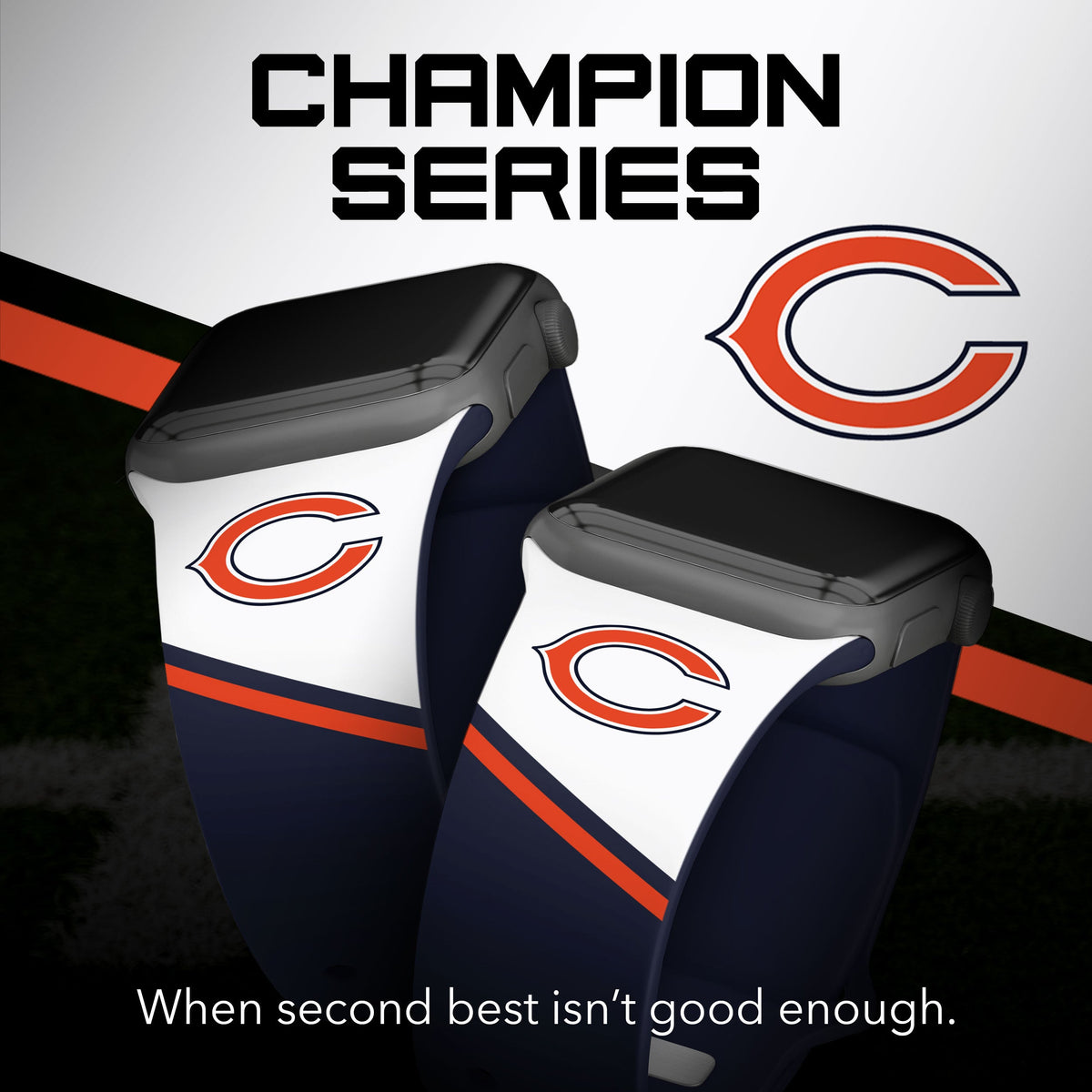 Chicago Bears HD Champion Series Apple Watch Band
