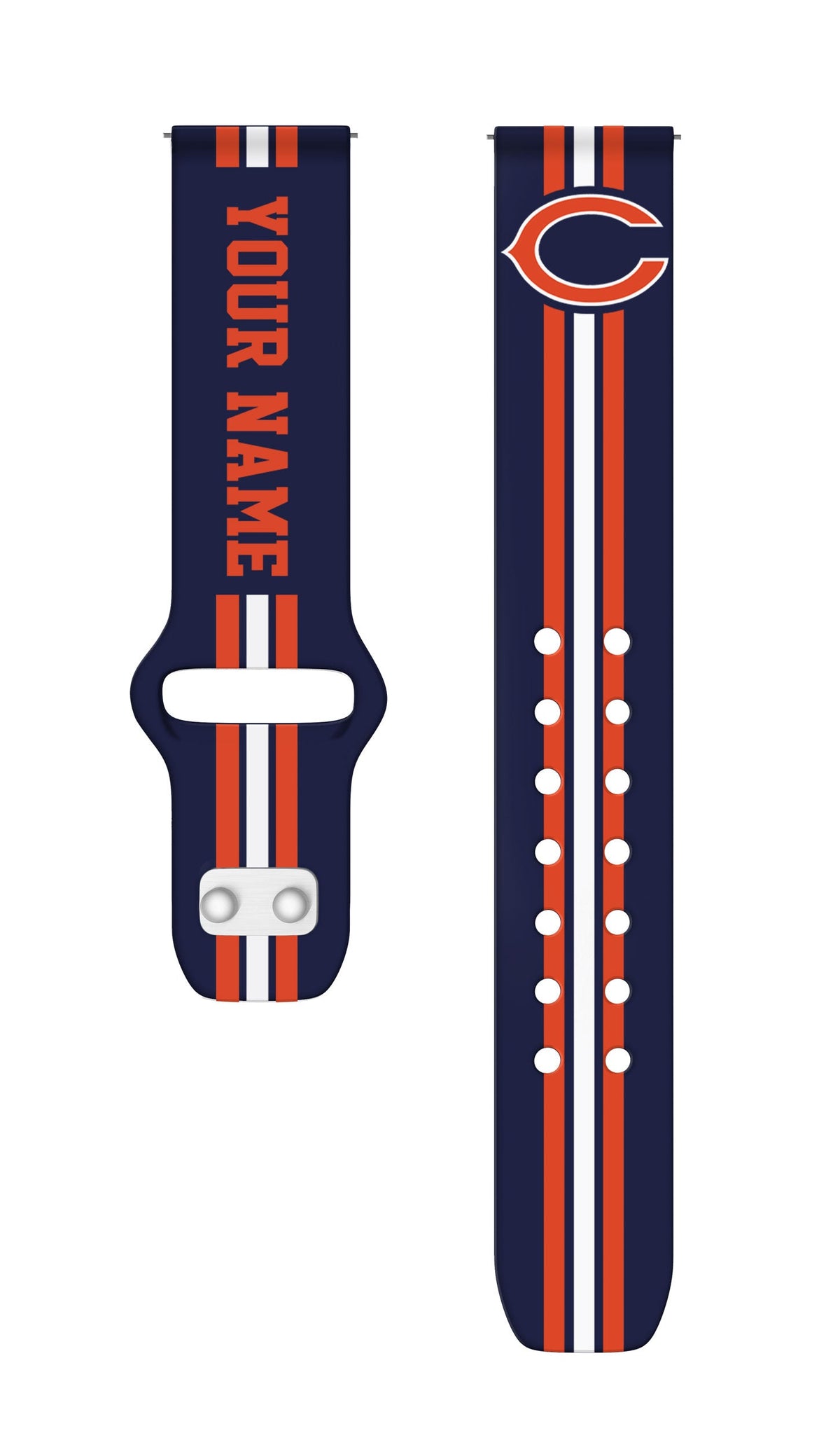 Chicago Bears Custom Name HD Watch Band