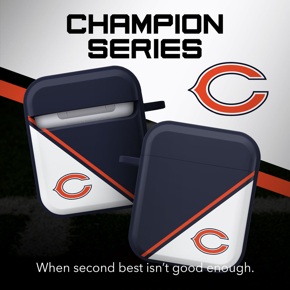 Chicago Bears HDX Champion Series Apple AirPods Gen 1 &amp; 2 Case Cover