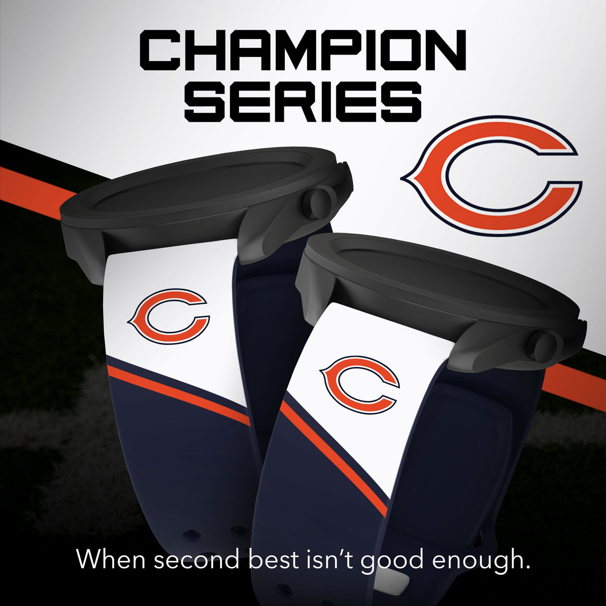 Chicago Bears HD Champion Series Samsung Galaxy Watch Band
