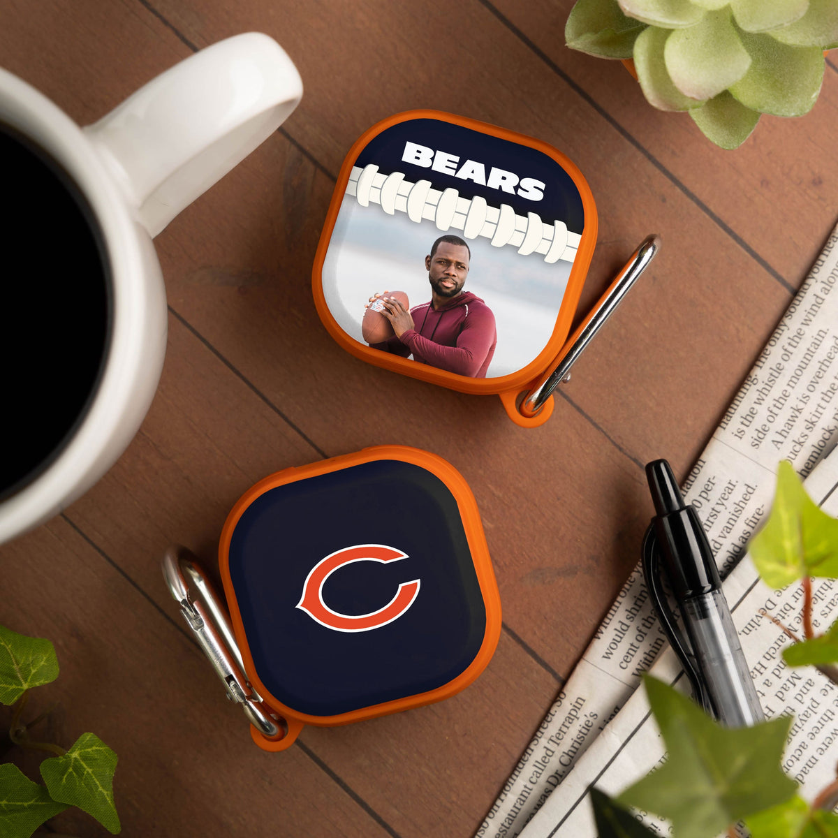 Chicago Bears Custom Photo HDX Samsung Galaxy Buds Pro &amp; Buds Live Case Cover