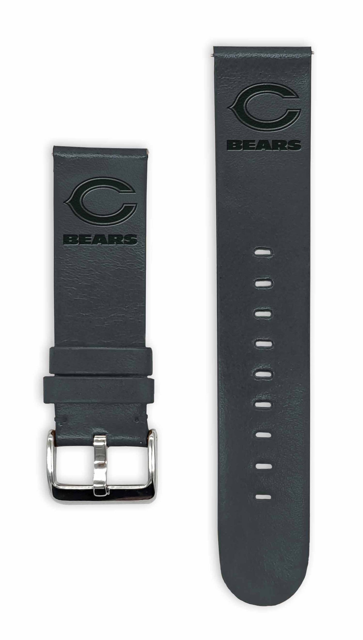 Chicago Bears Quick Change Leather Watch Band - USA Sewn - AffinityBands