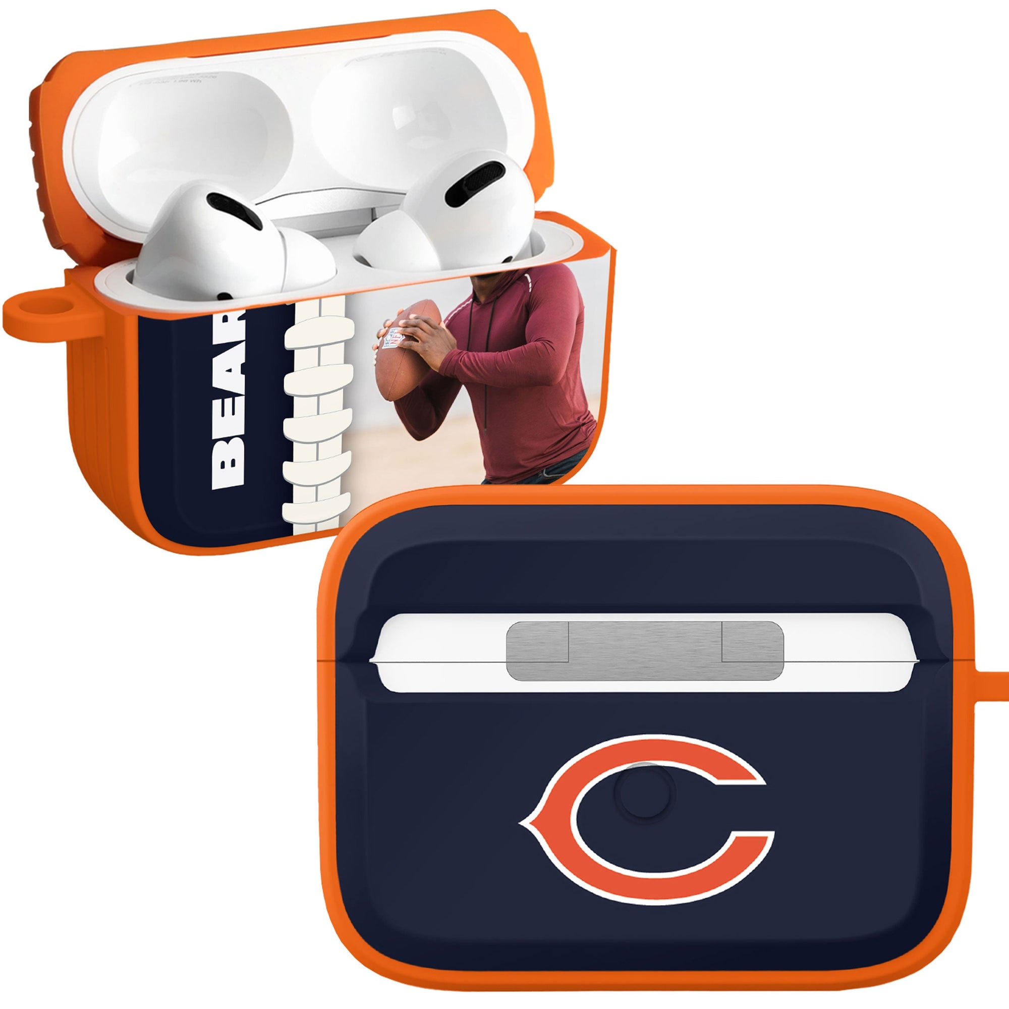 Chicago Bears Custom Photo HDX Apple AirPods Pro 1 & 2 Case Cover