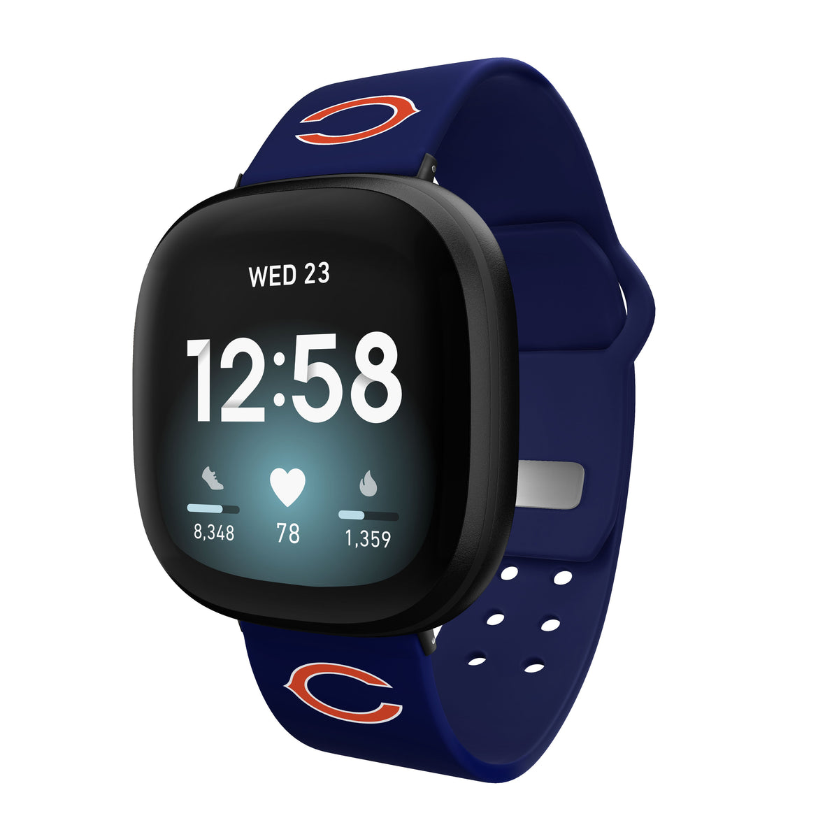 Chicago Bears Fitbit Versa 3 &amp; Sense 1 Watch Band