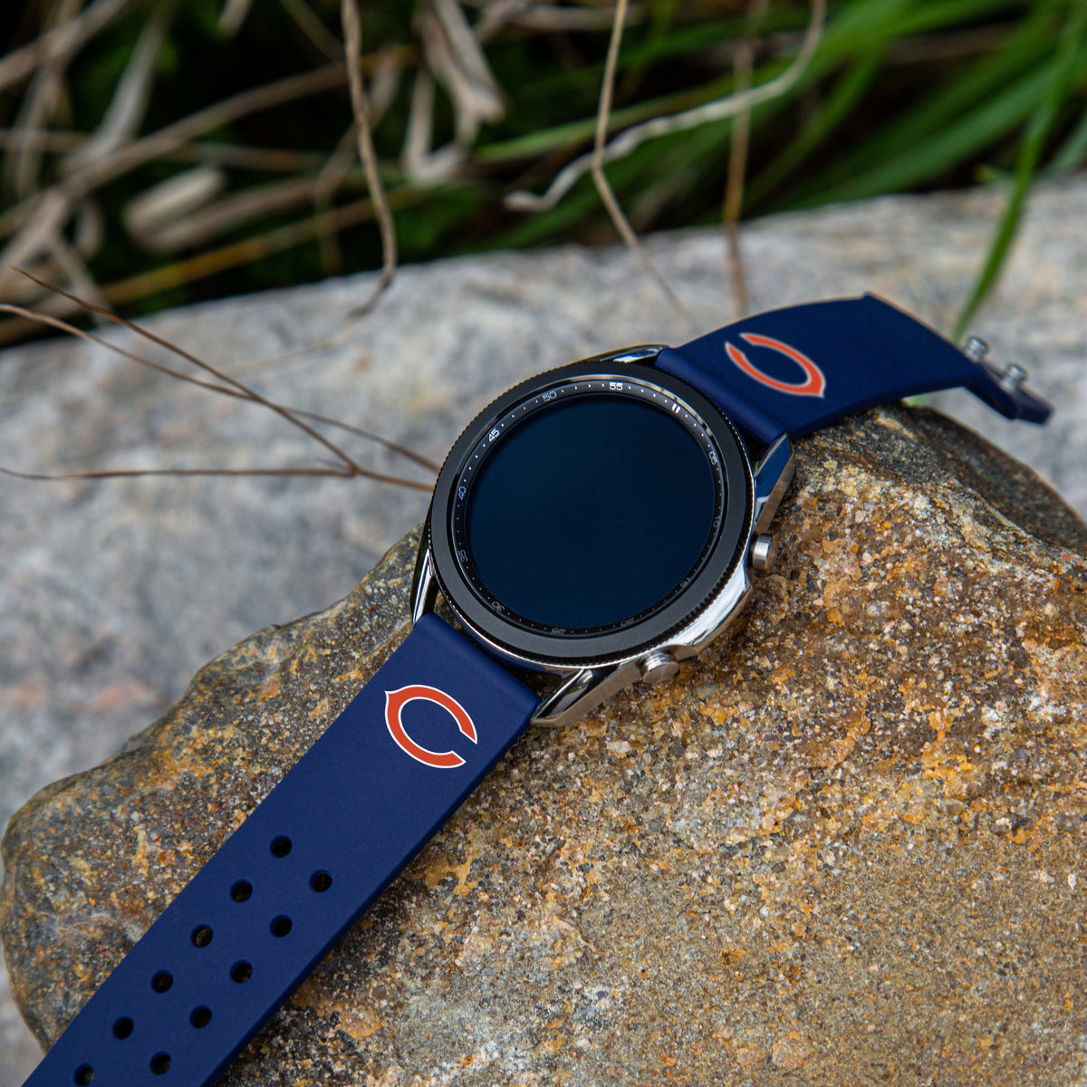 Chicago Bears Quick Change Silicone Watch Band - Game Time