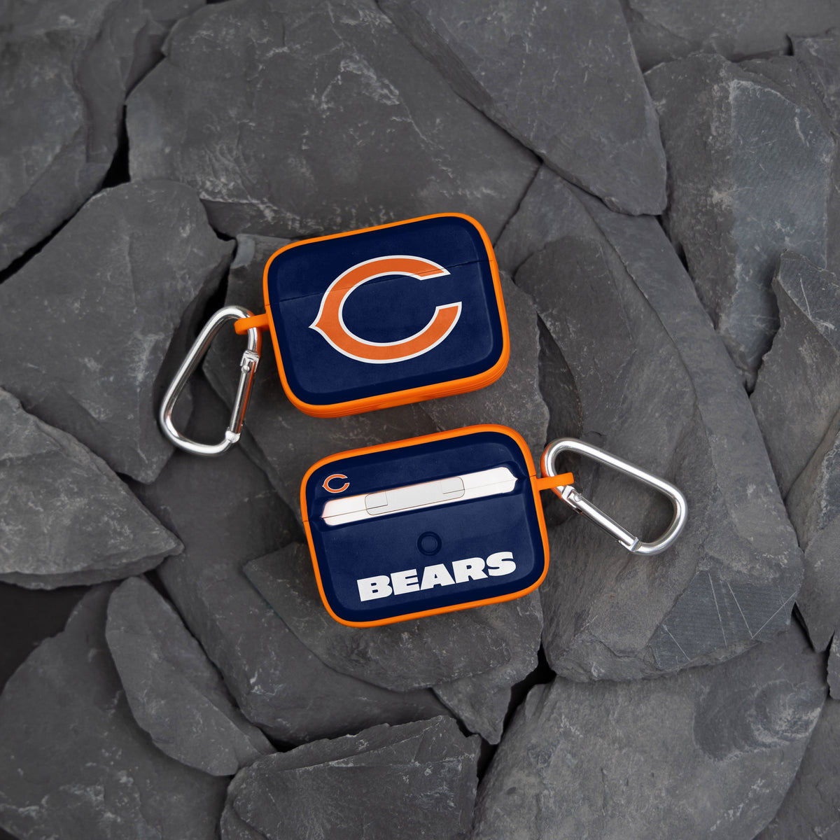 Chicago Bears HDX Custom Name Apple AirPods Pro 1 &amp; 2 Case Cover (Classic)