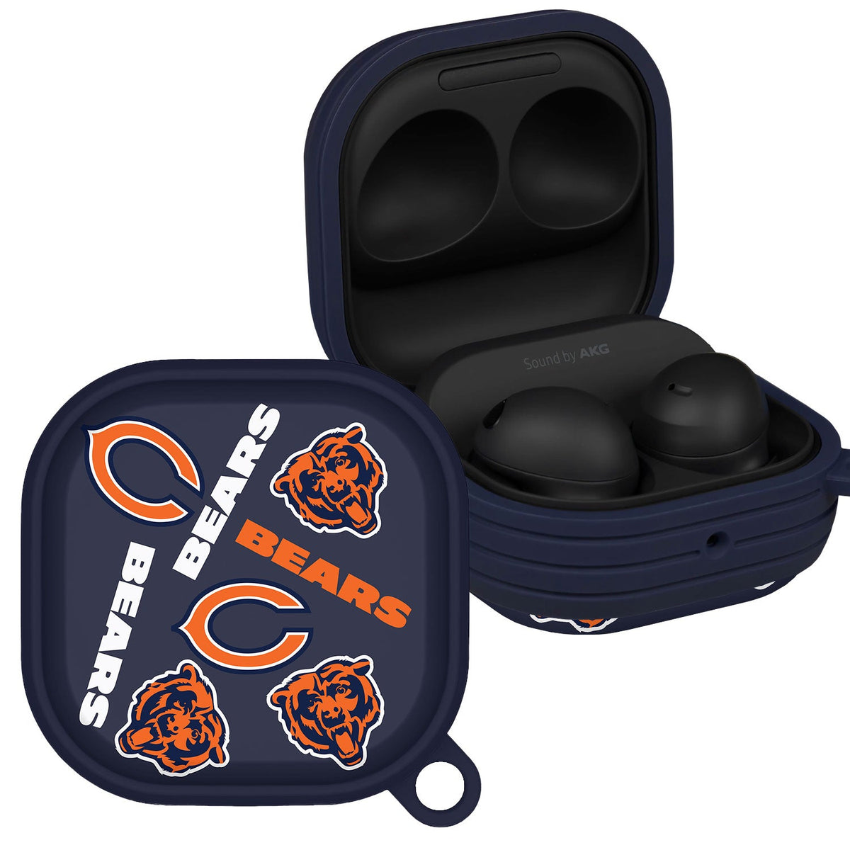 Chicago Bears HDX Samsung Galaxy Buds Pro &amp; Buds Live Case Cover