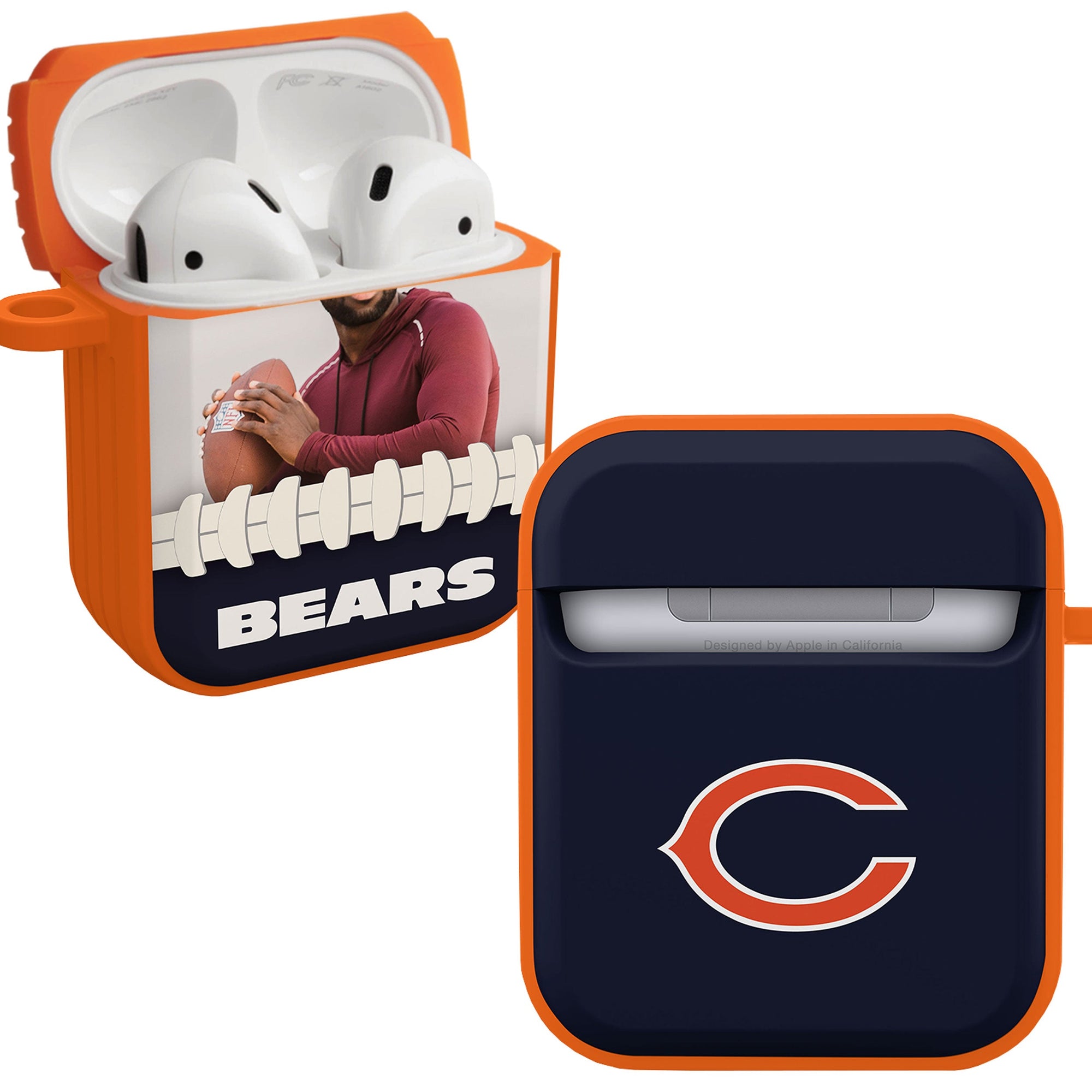 Chicago Bears Custom Photo HDX Apple AirPods Gen 1 & 2 Case Cover