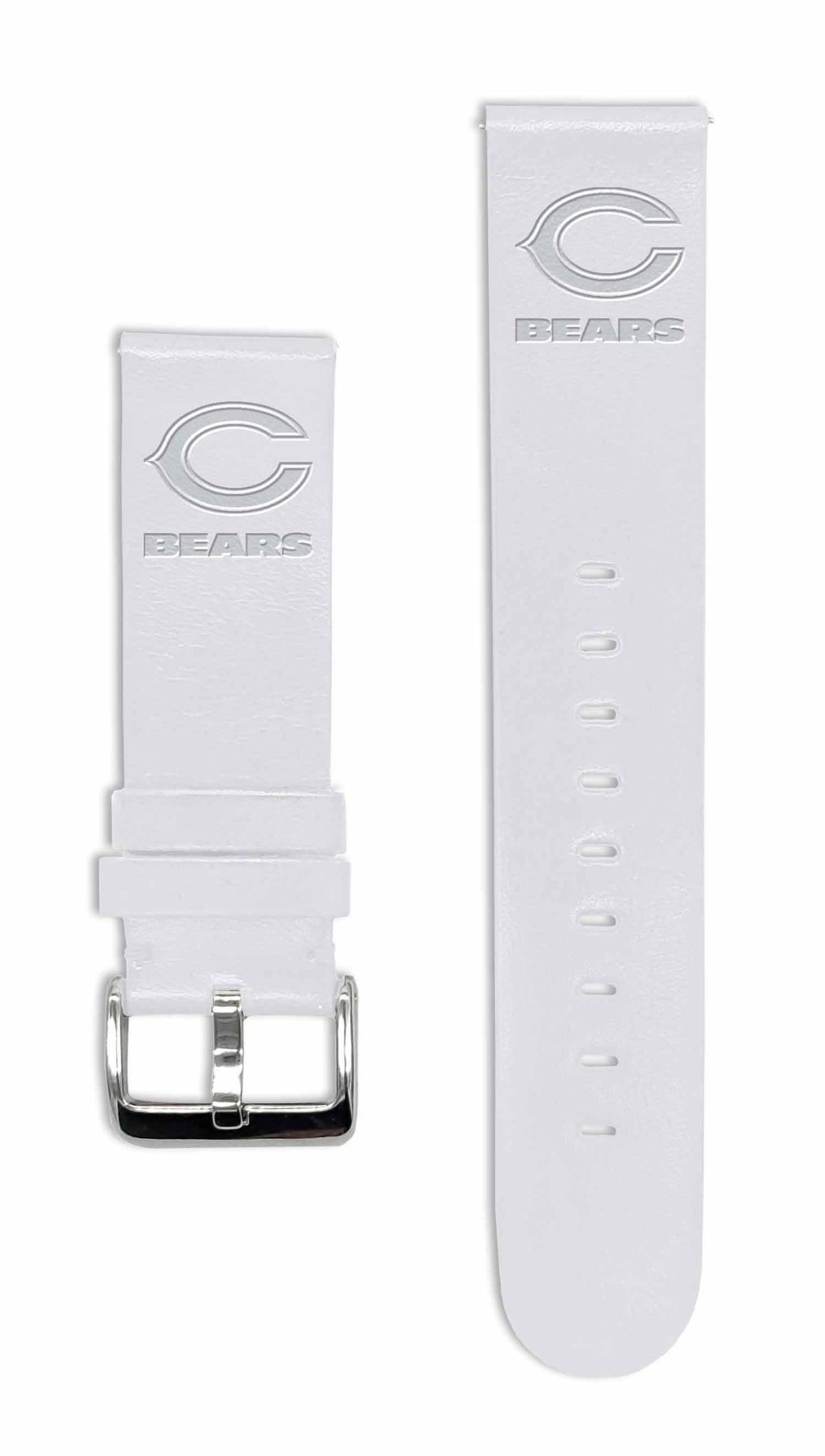 Chicago Bears Quick Change Leather Watch Band - USA Sewn - AffinityBands