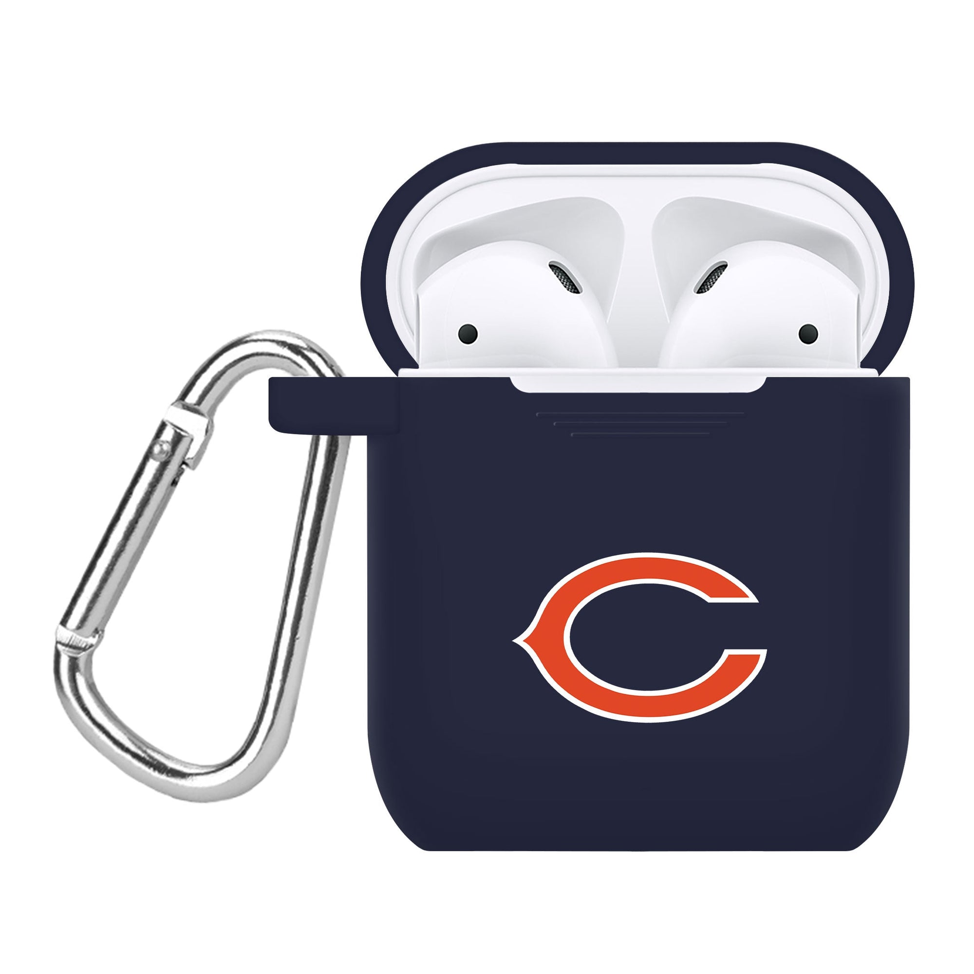 Game Time Chicago Bears Silicone Case Cover for Apple AirPods Gen 1 & 2 Battery Case