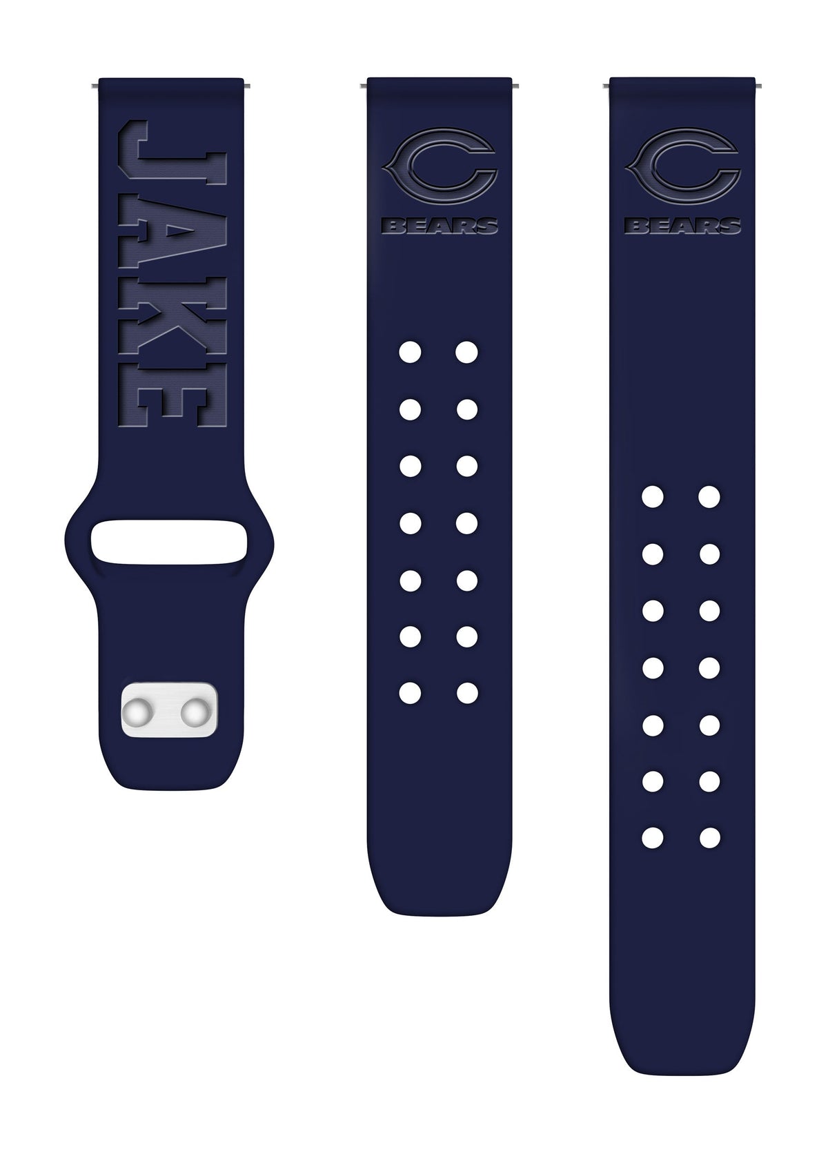 Chicago Bears Custom Engraved Samsung Galaxy Watch Band
