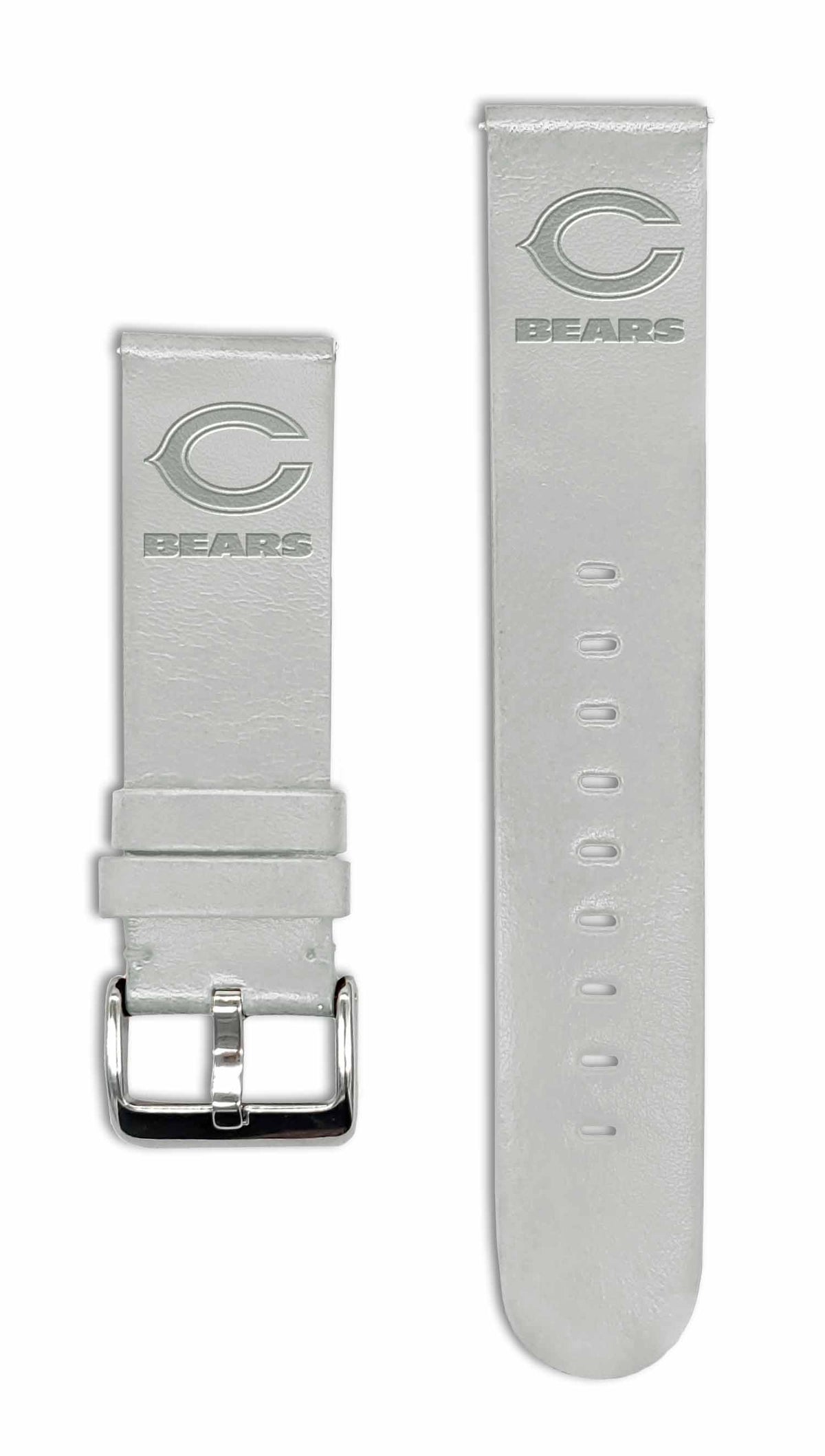Chicago Bears Quick Change Leather Watch Band - USA Sewn - AffinityBands