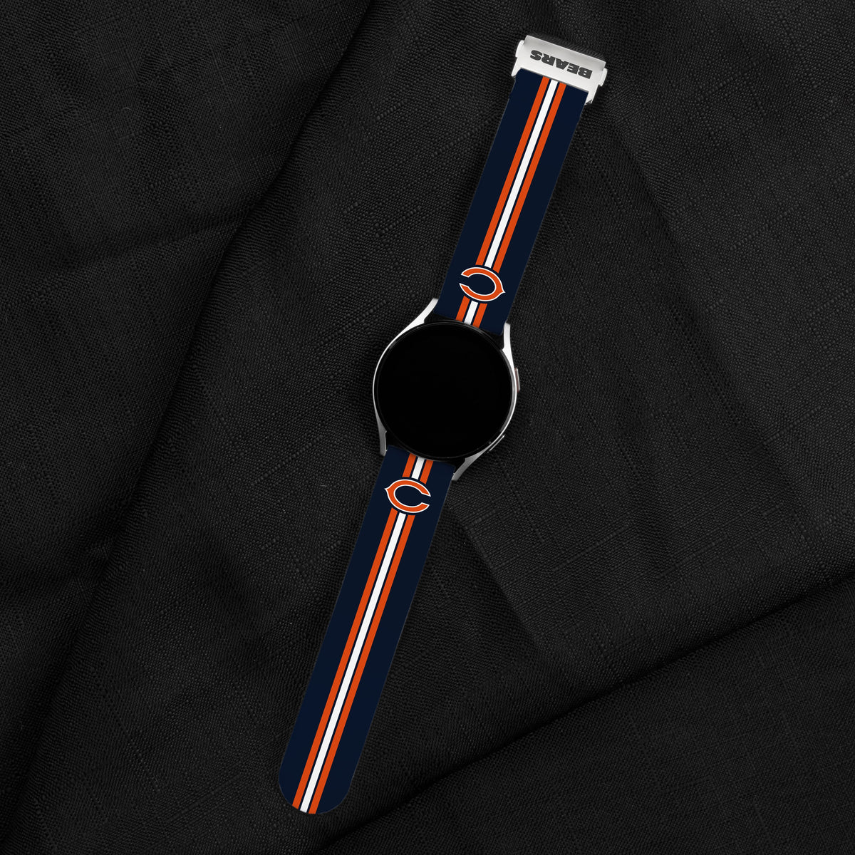 Game Time Chicago Bears Signature Series Quick Change Watch Band With Engraved Buckle