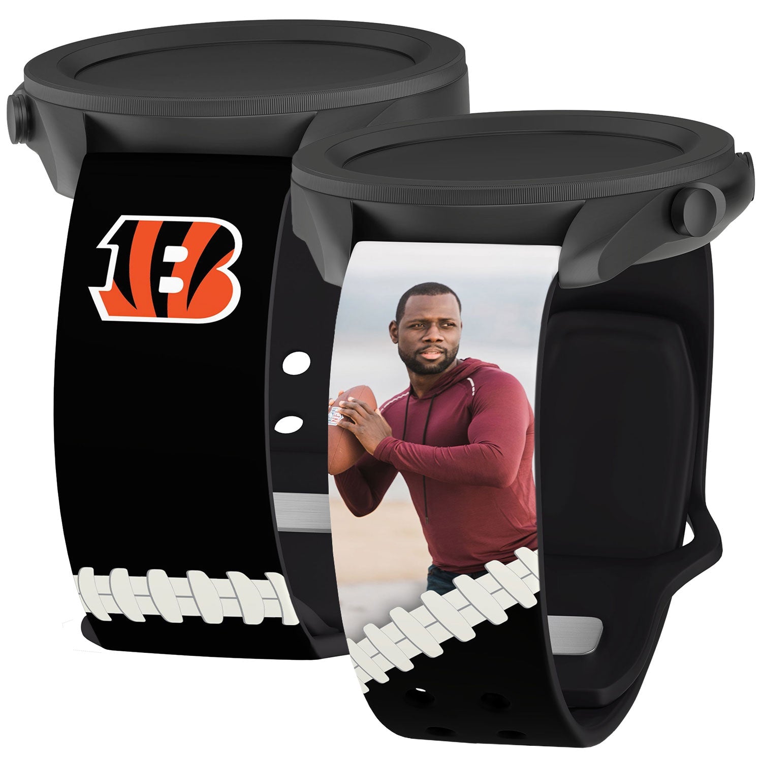Cincinnati Bengals Custom Photo HD Samsung Galaxy Watch Band