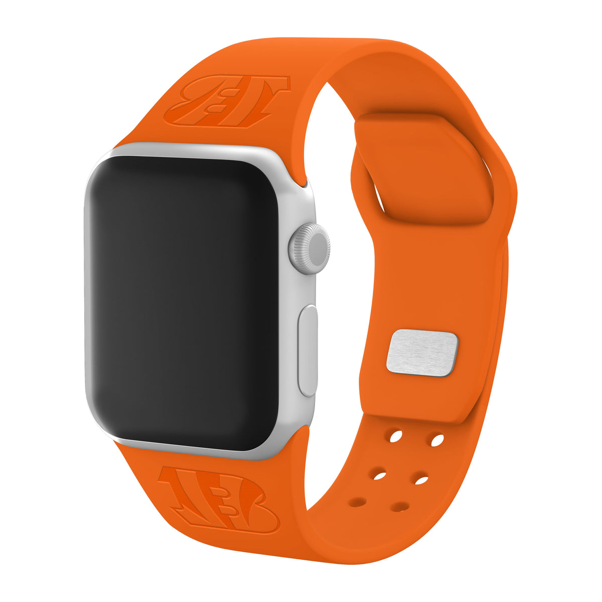 Cincinnati Bengals Engraved Apple Watch Band - Game Time