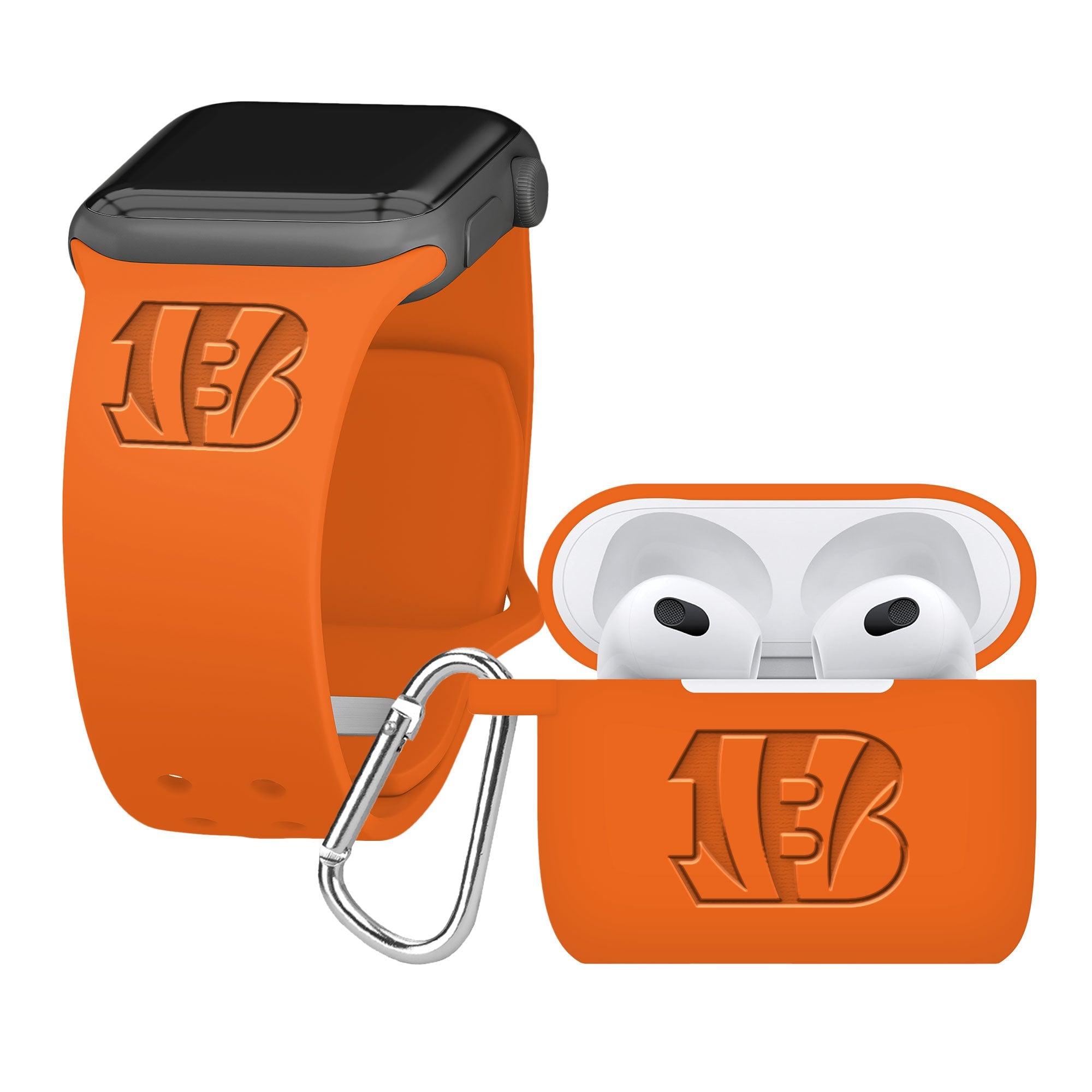 Game Time Cincinnati Bengals Engraved Apple Gen 3 Combo Package