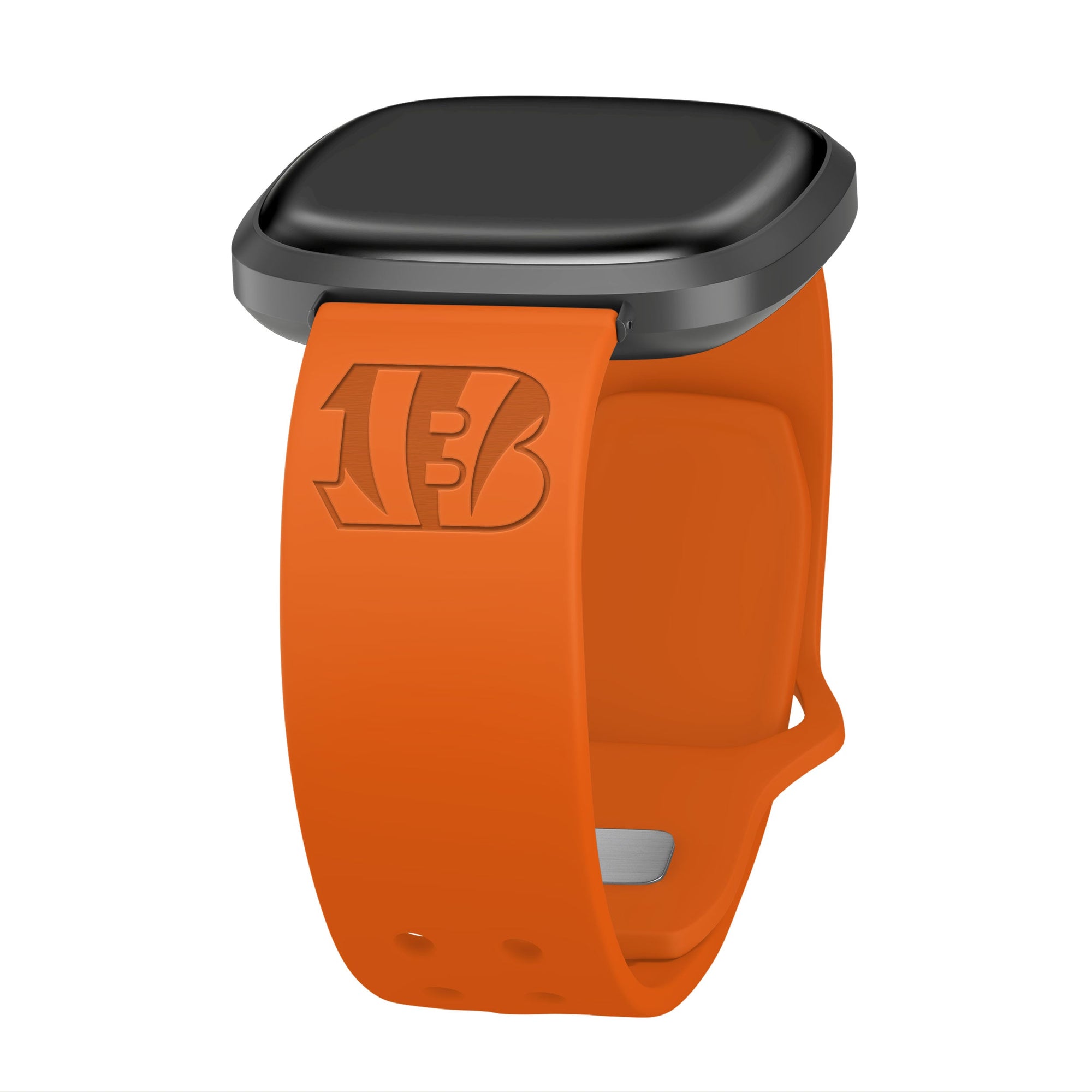 Game Time Cincinnati Bengals Engraved Silicone Sport Fitbit Watch Band