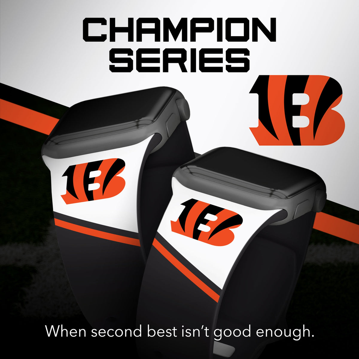 Cincinnati Bengals HD Champion Series Apple Watch Band