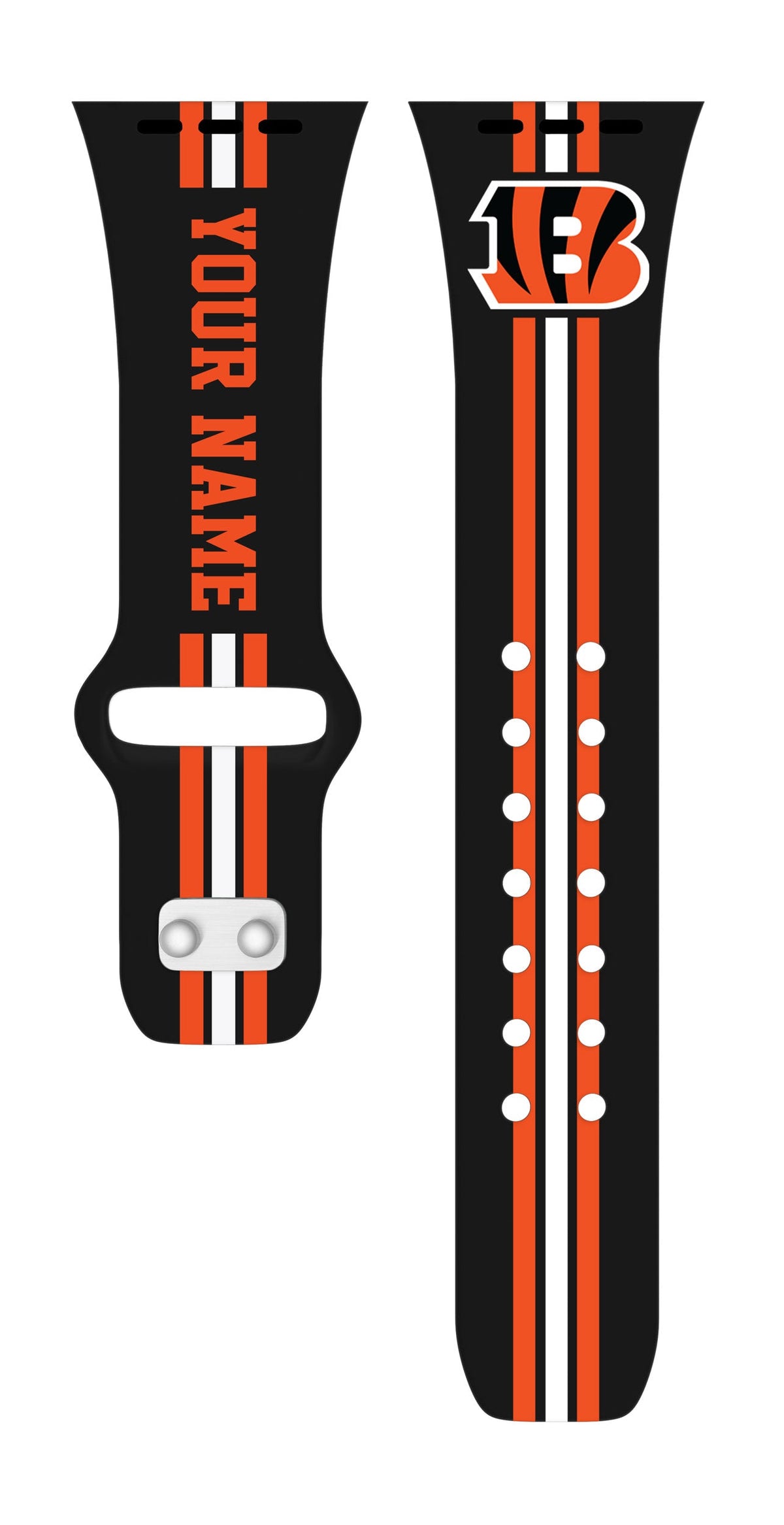 Cincinnati Bengals Custom Name HD Apple Watch Band