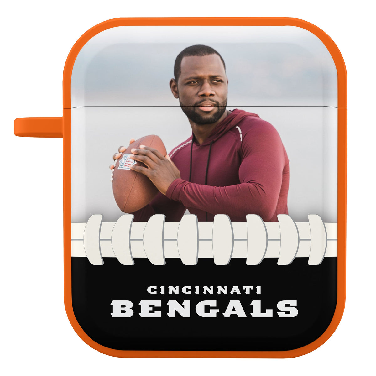 Cincinnati Bengals Custom Photo HDX Apple AirPods Gen 1 &amp; 2 Case Cover