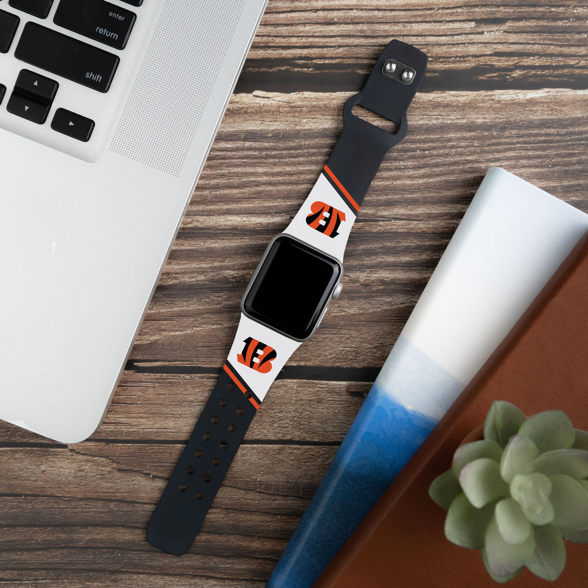 Cincinnati Bengals HD Champion Series Apple Watch Band