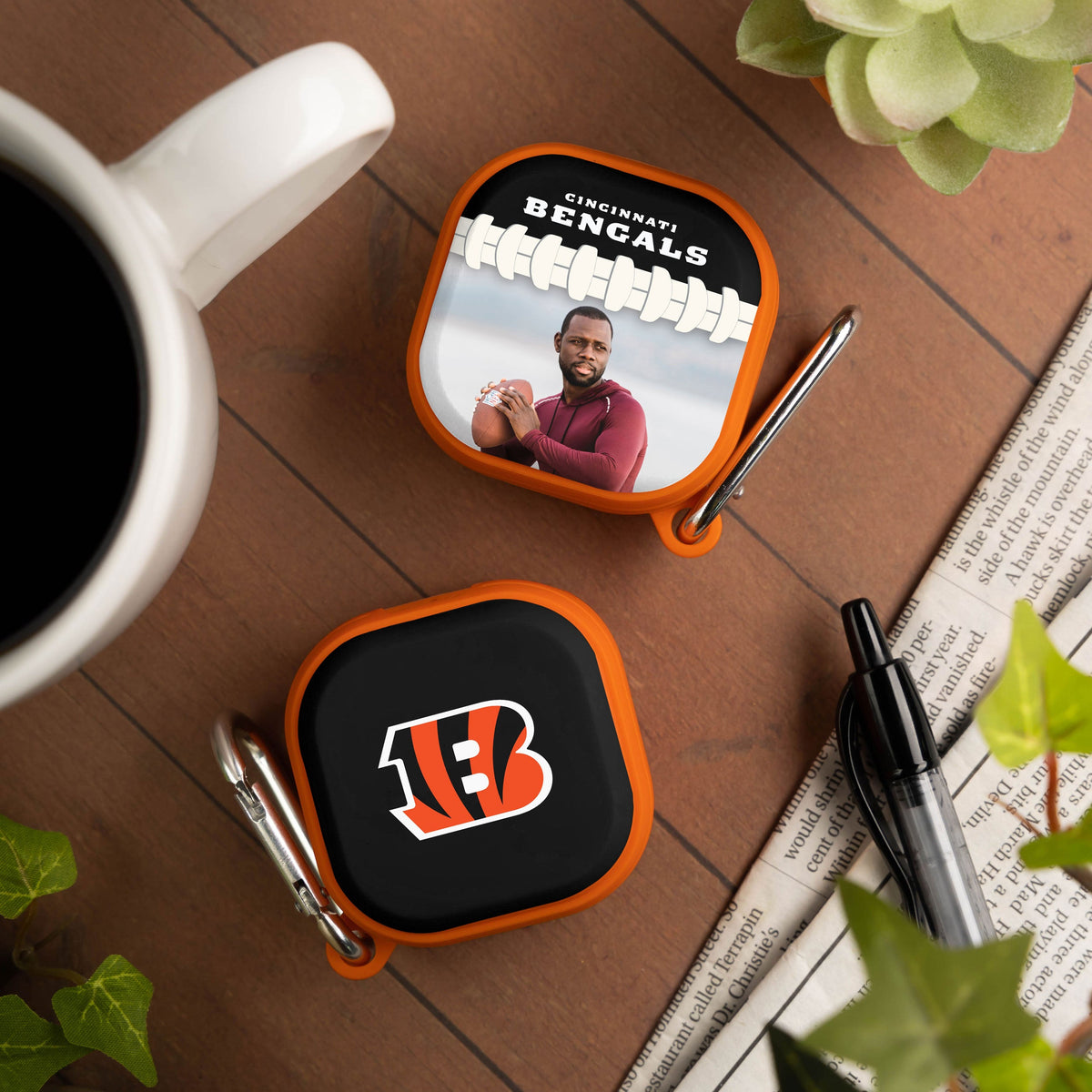 Cincinnati Bengals Custom Photo HDX Samsung Galaxy Buds Pro Case Cover