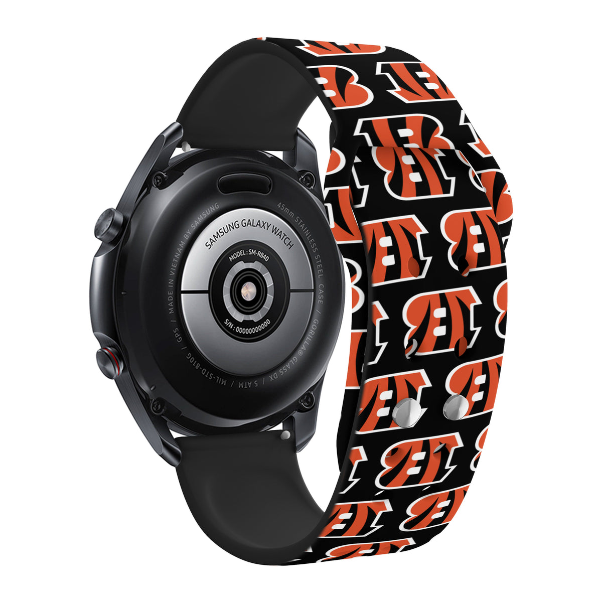 Game Time Cincinnati Bengals HD Watch Band