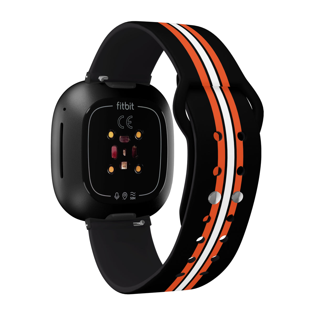 Cincinnati Bengals HD Fitbit Versa 3 and Sense Watch Band
