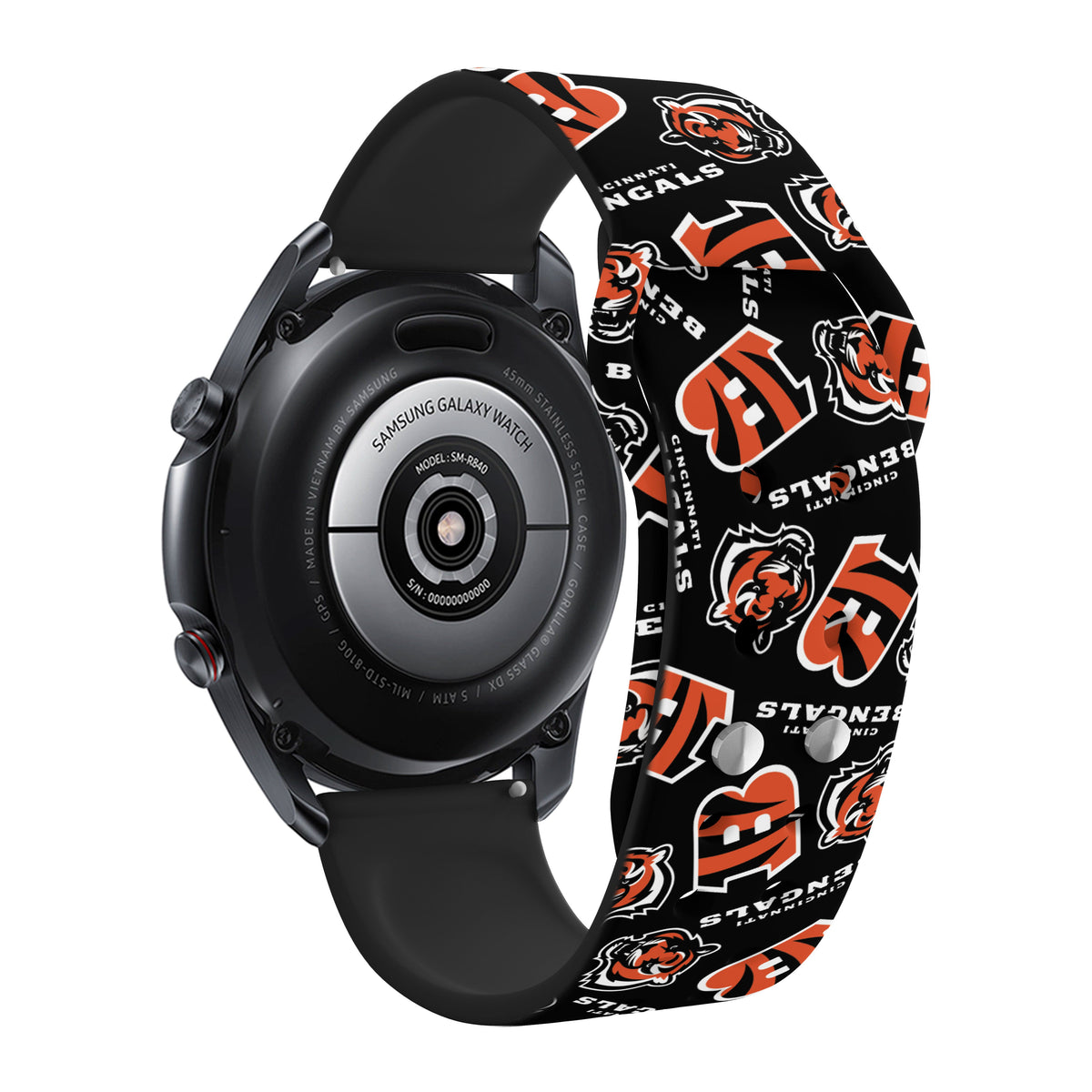 Game Time Cincinnati Bengals HD Watch Band