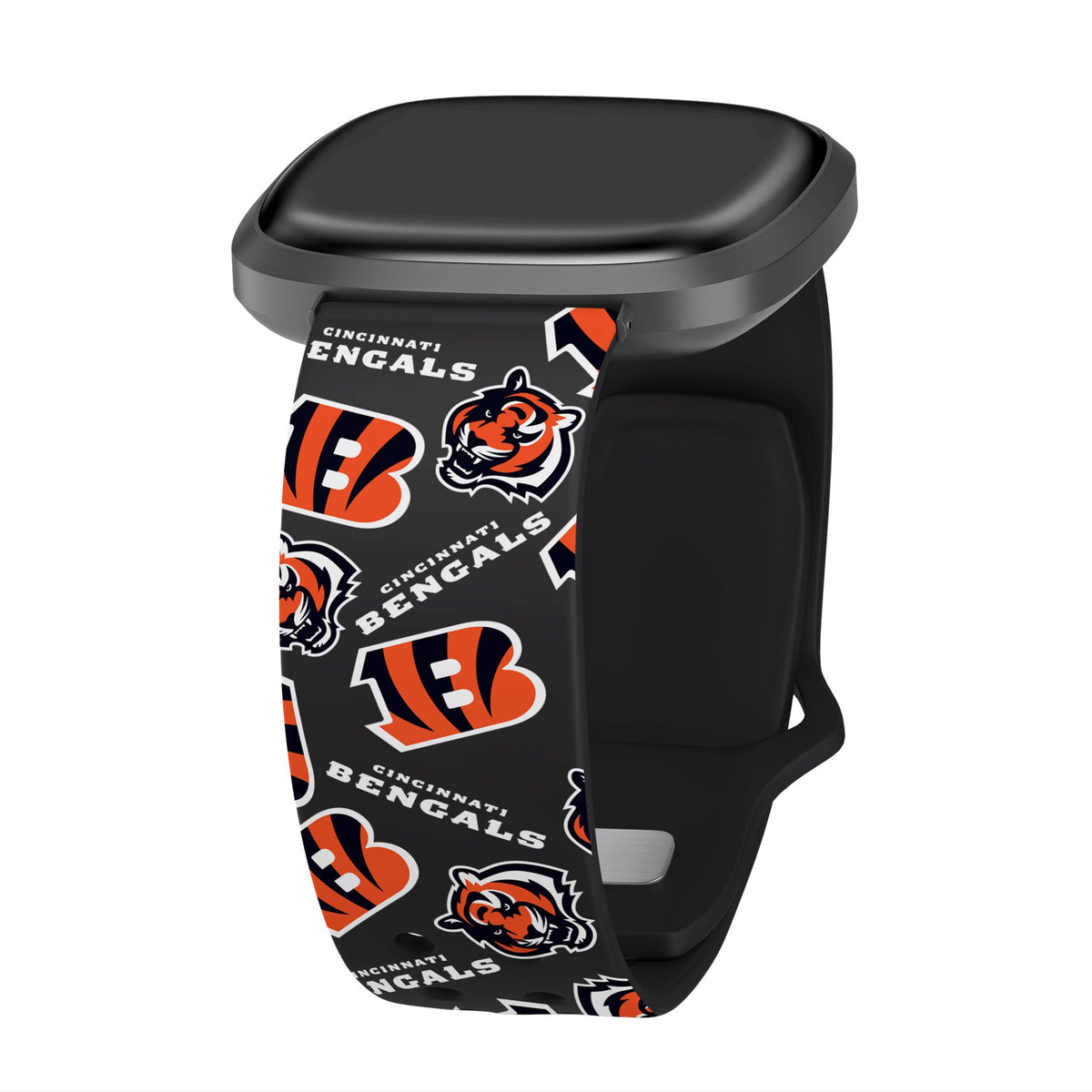 Cincinnati Bengals HD Fitbit Versa 3 and Sense Watch Band