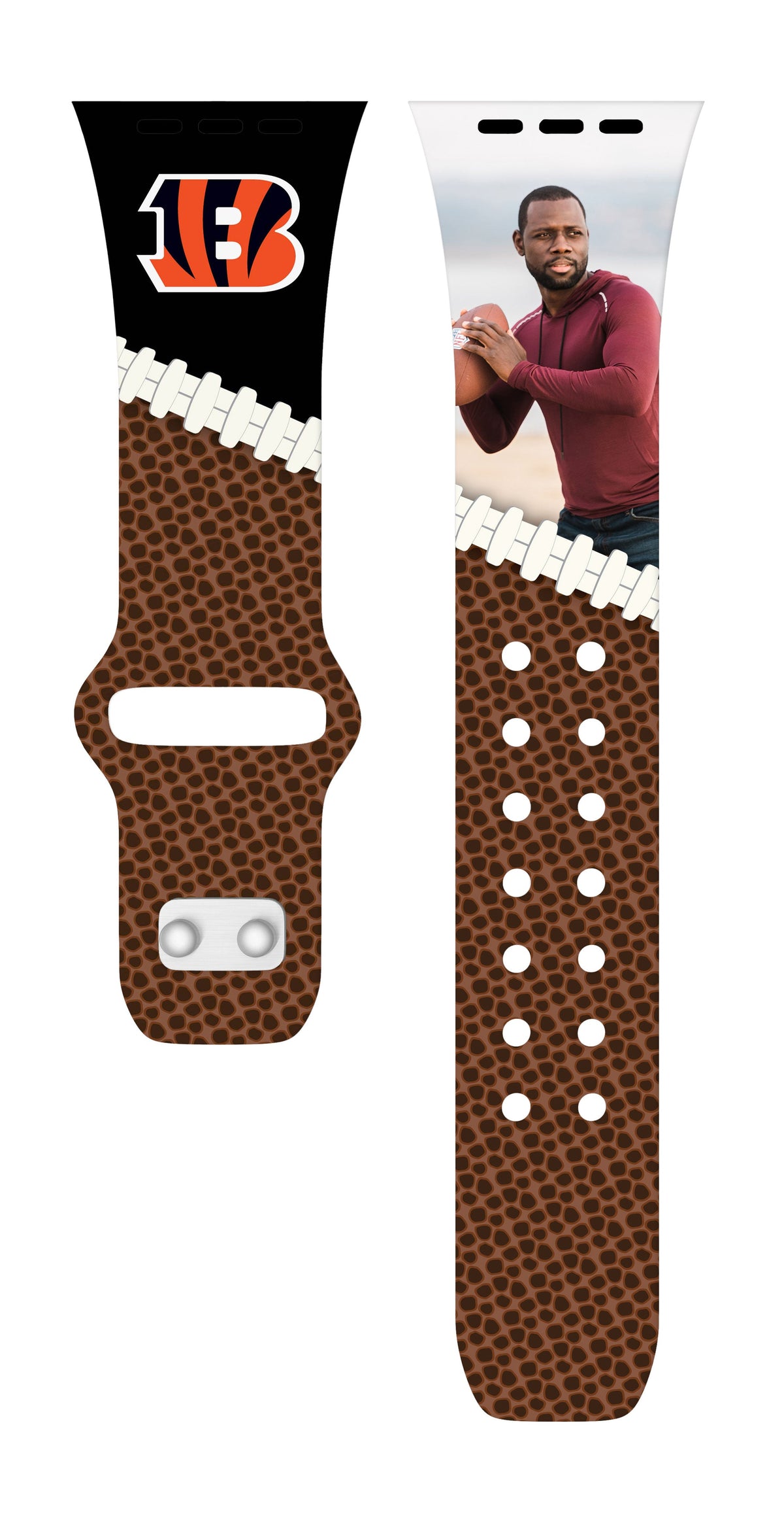 Cincinnati Bengals Custom Photo HD Apple Watch Band