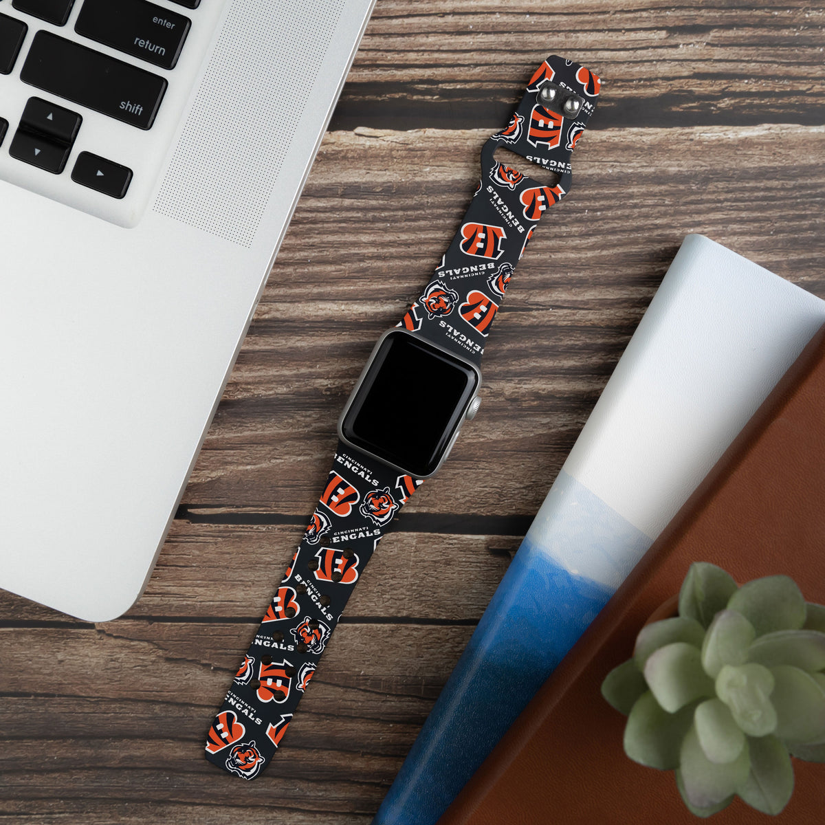 Cincinnati Bengals HD Apple Watch Band