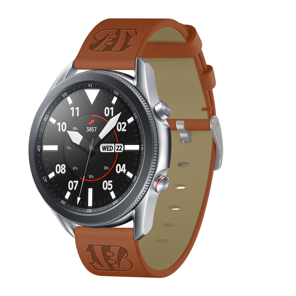 Cincinnati Bengals Quick Change Leather Watch Band - USA Sewn - AffinityBands