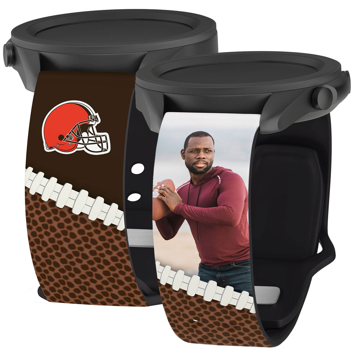 Cleveland Browns Custom Photo HD Samsung Galaxy Watch Band